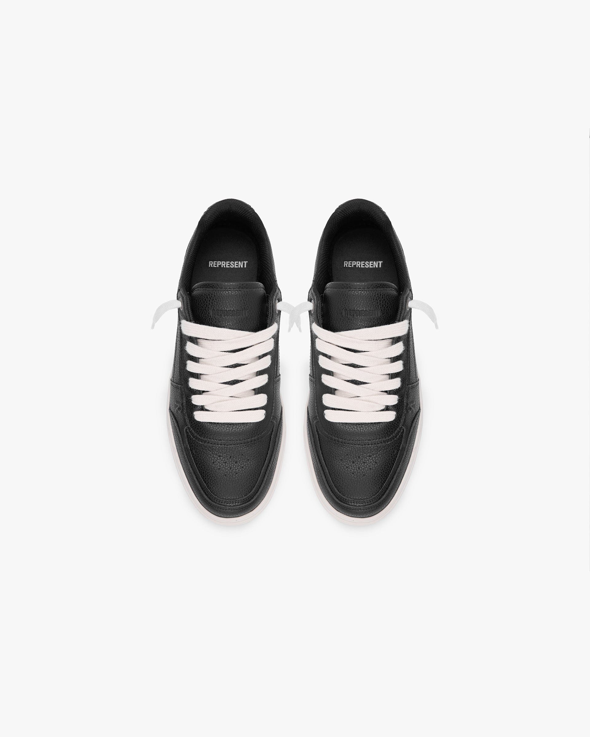 FW24 Initial Sneaker - Leather - Black