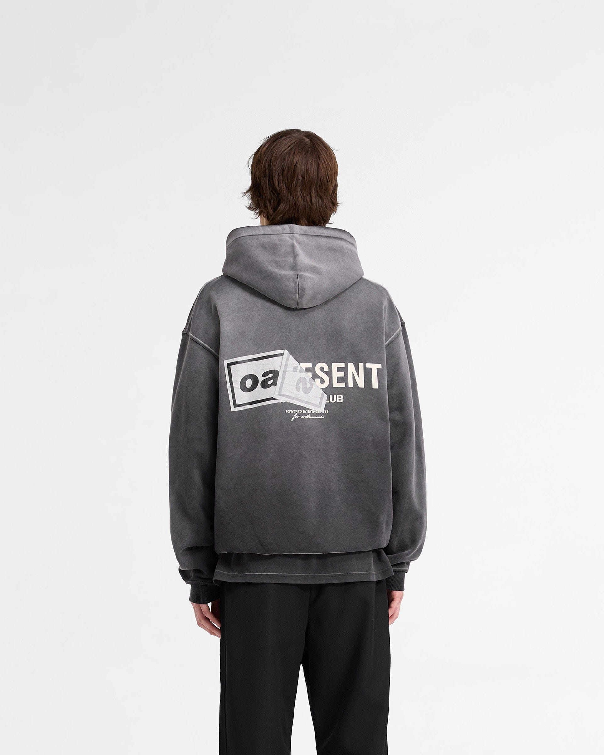 FW24 Other Represent X Oasis Owners Club Hoodie - Stained Black