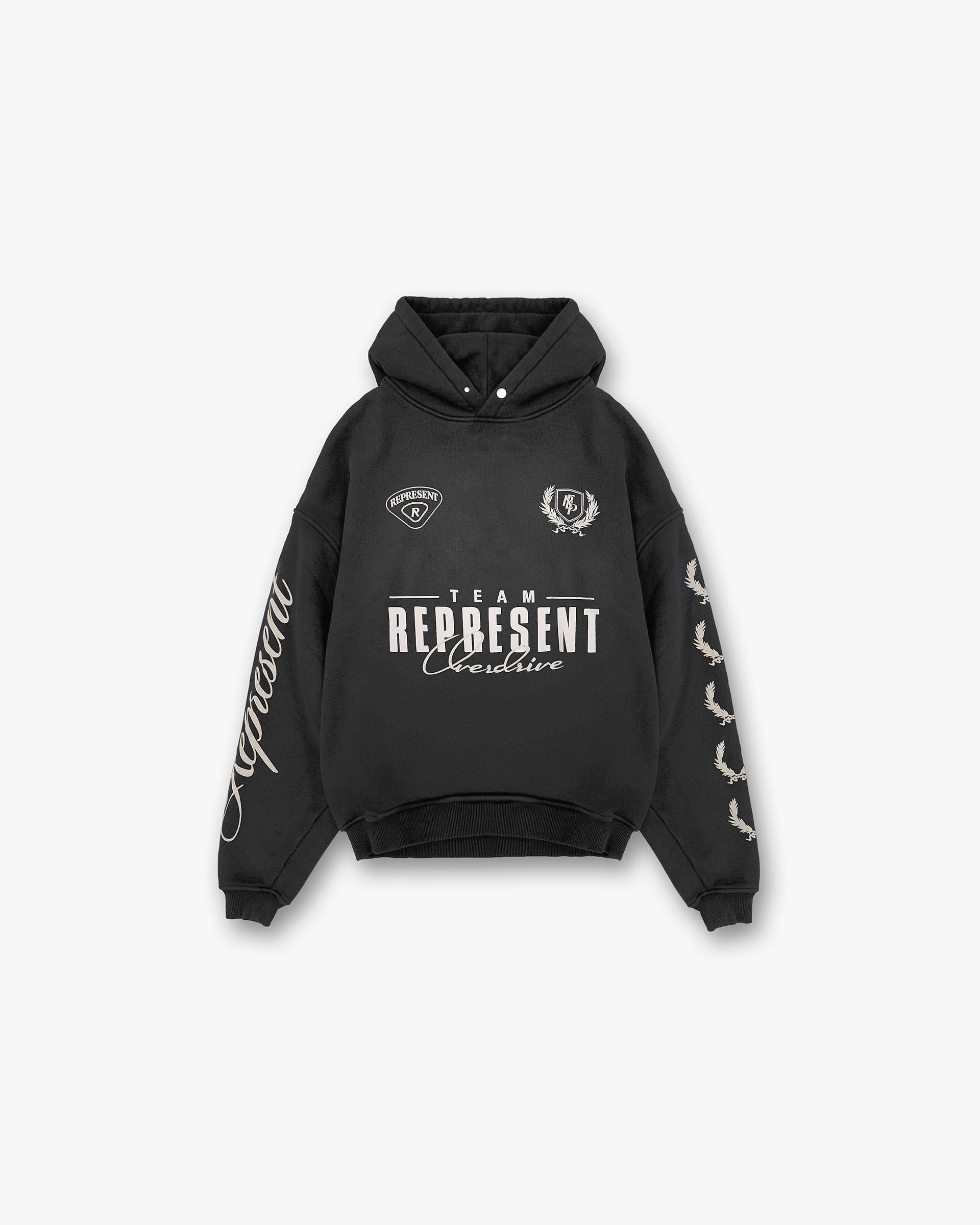 SS25 World Championship Hoodie - Stained Black