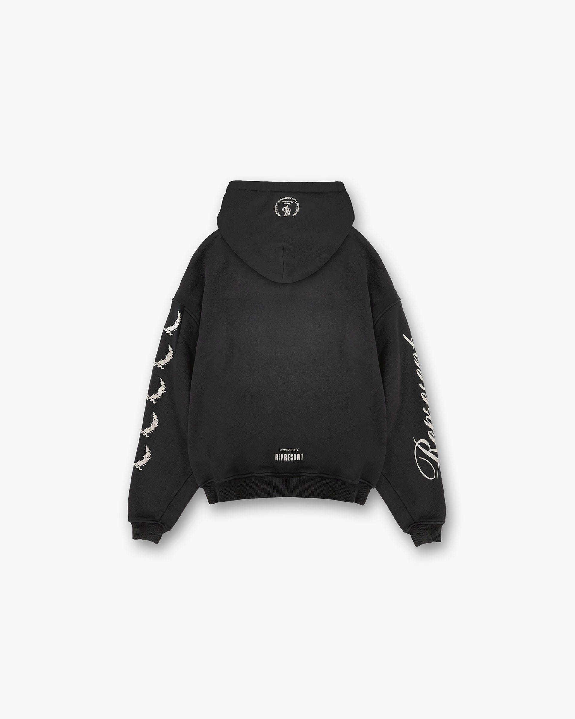 SS25 World Championship Hoodie - Stained Black