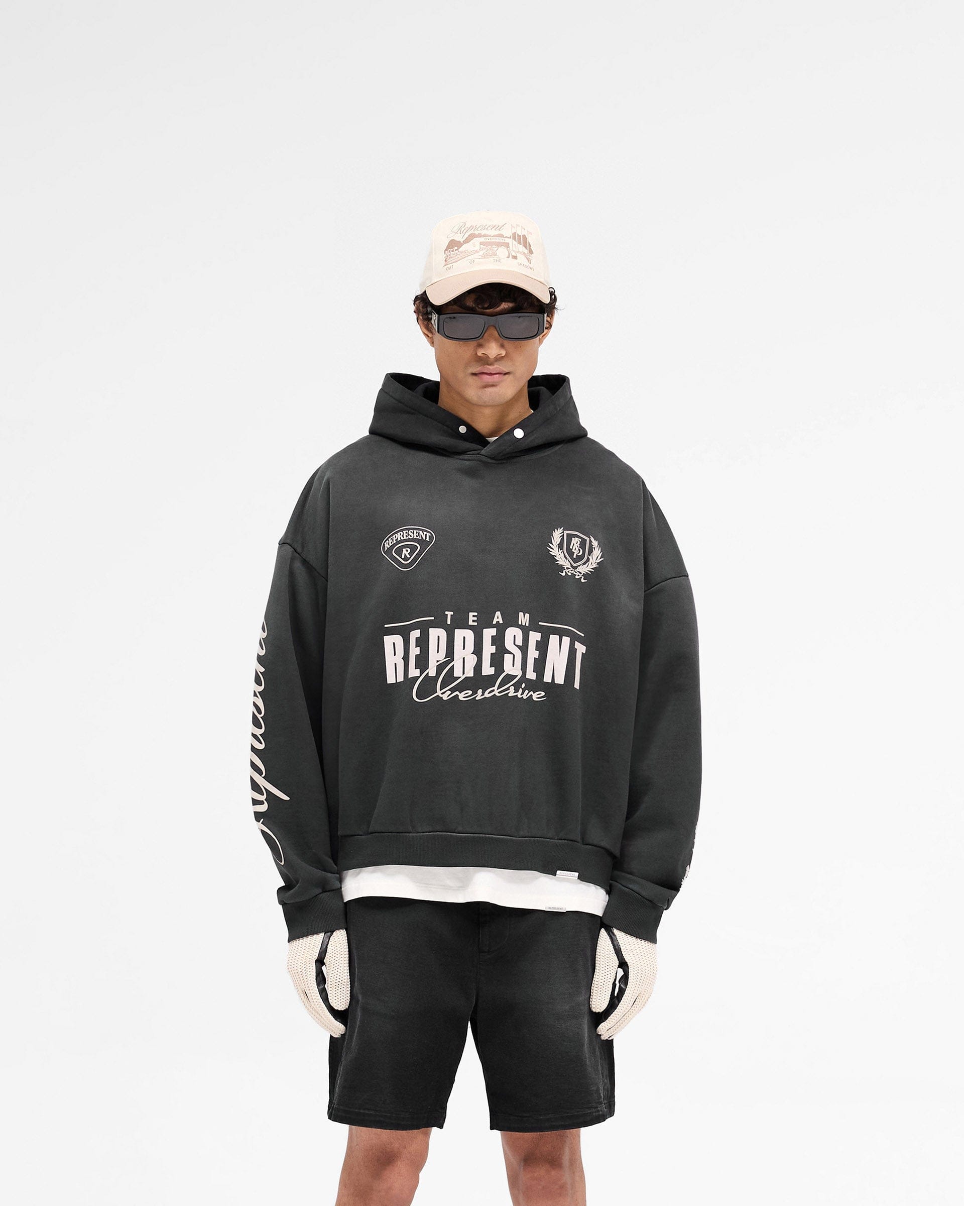 SS25 World Championship Hoodie - Stained Black