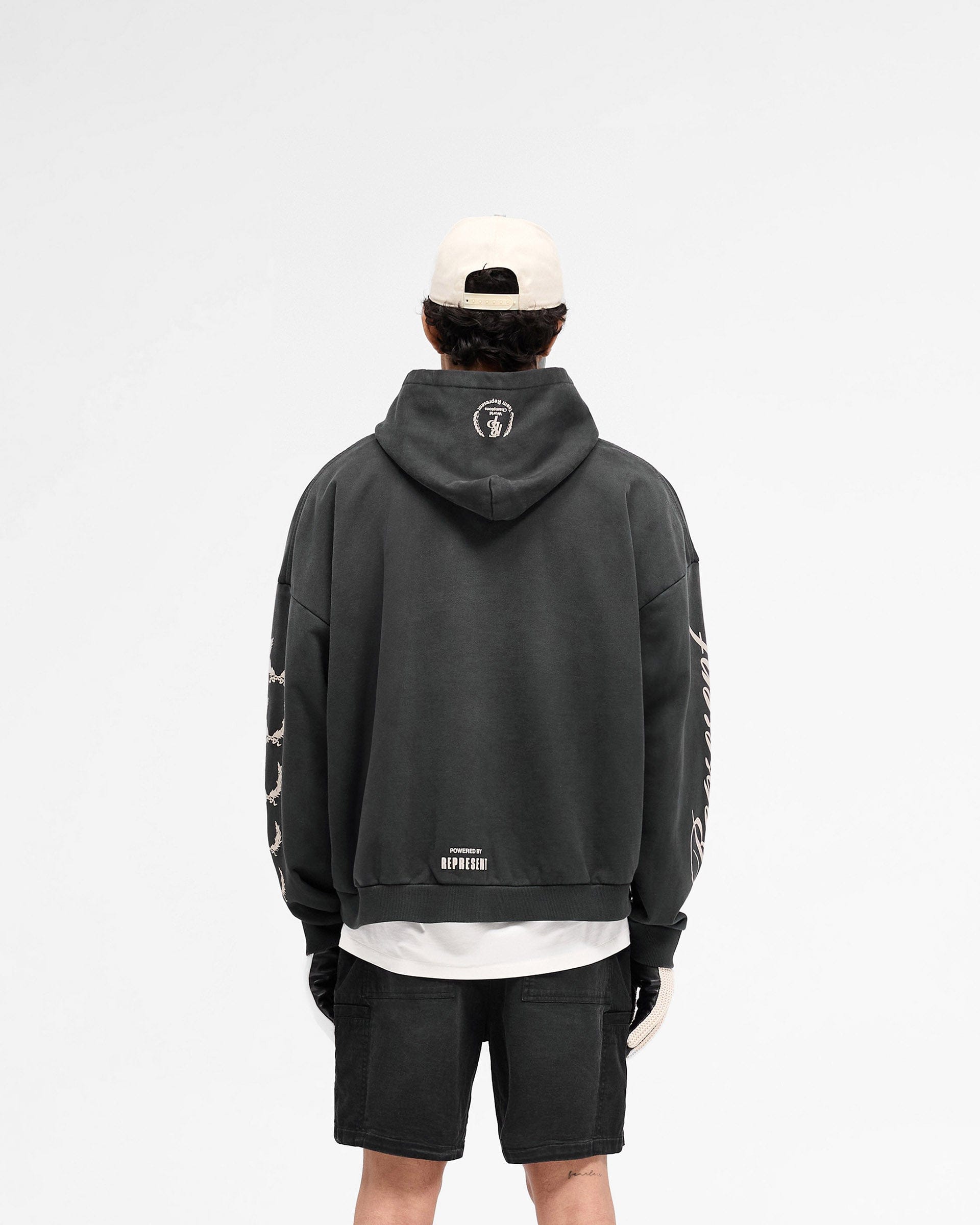 SS25 World Championship Hoodie - Stained Black