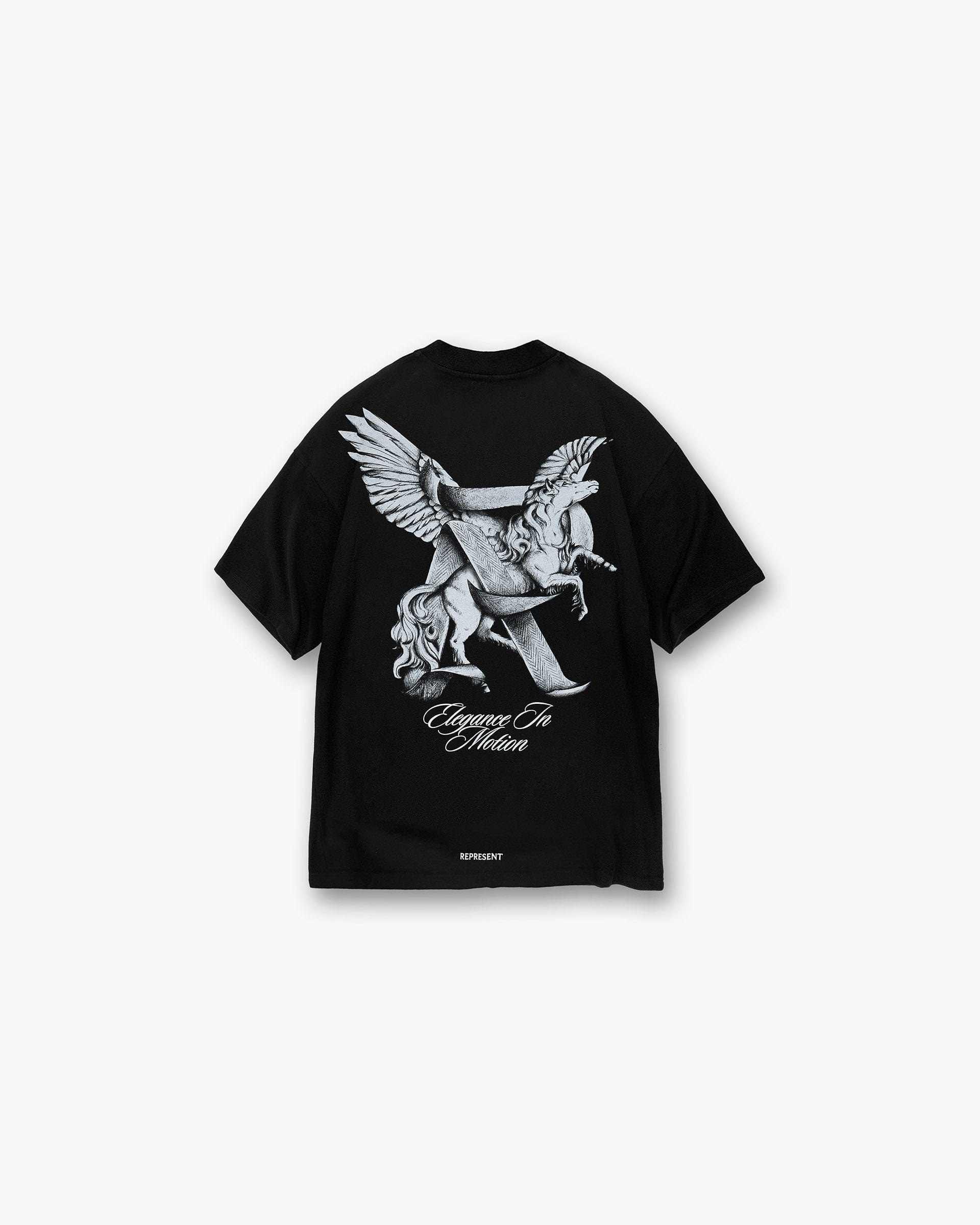 SS25 Elegance In Motion T-Shirt - Jet Black