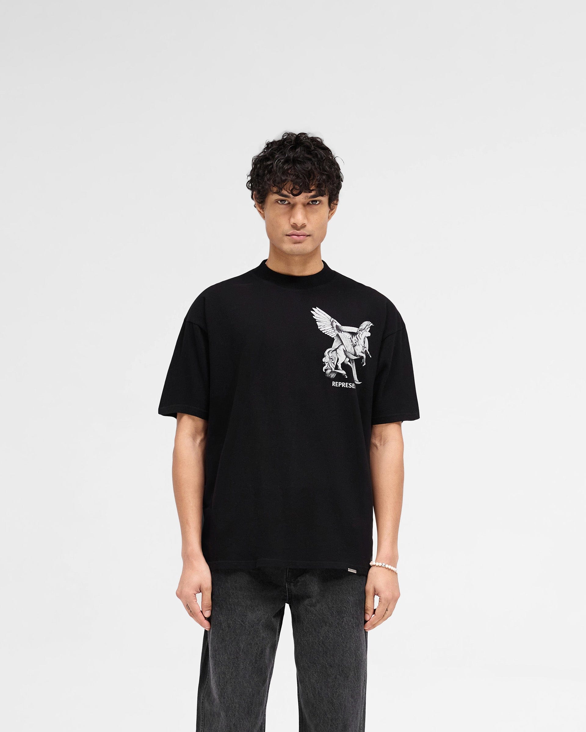 SS25 Elegance In Motion T-Shirt - Jet Black