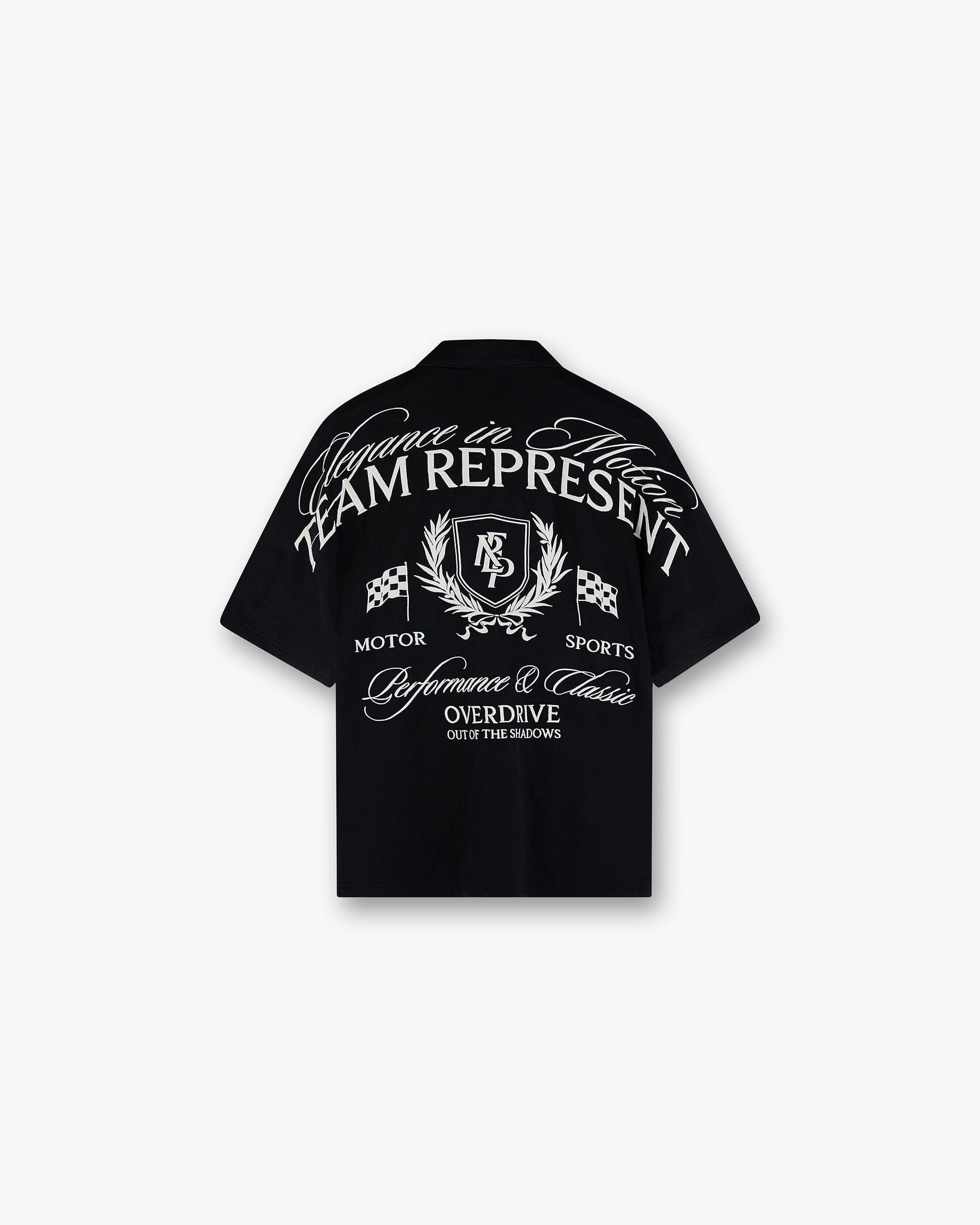 SS25 Represent Crest Shirt - Jet Black