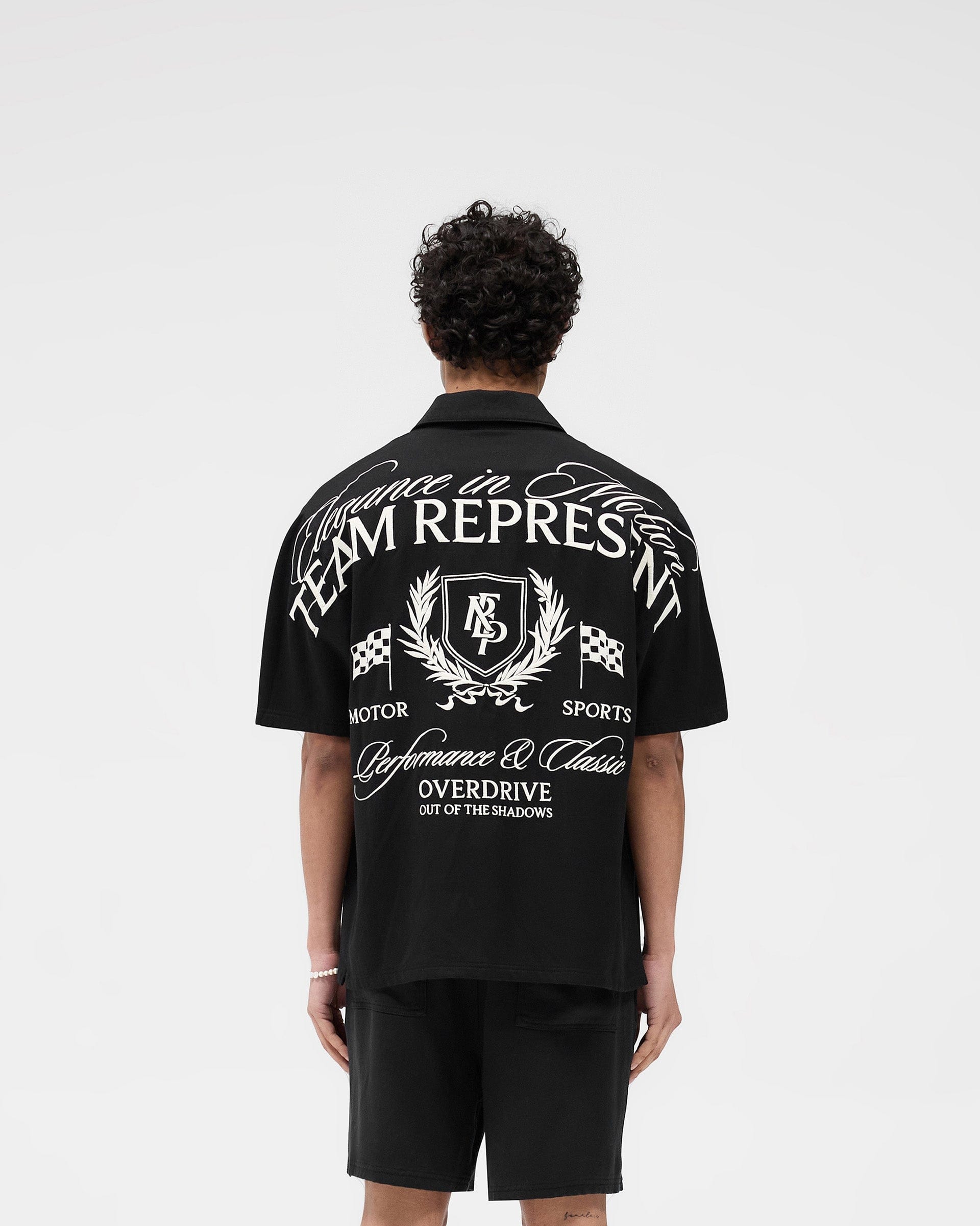 SS25 Represent Crest Shirt - Jet Black