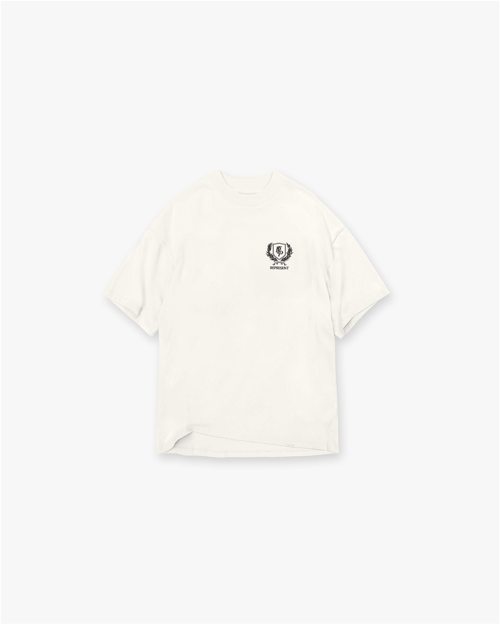 SS25 Crest T-Shirt - Flat White