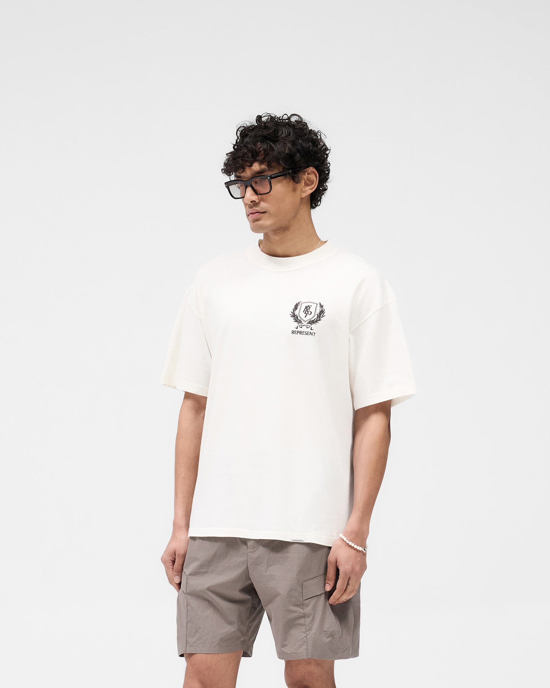 SS25 Crest T-Shirt - Flat White