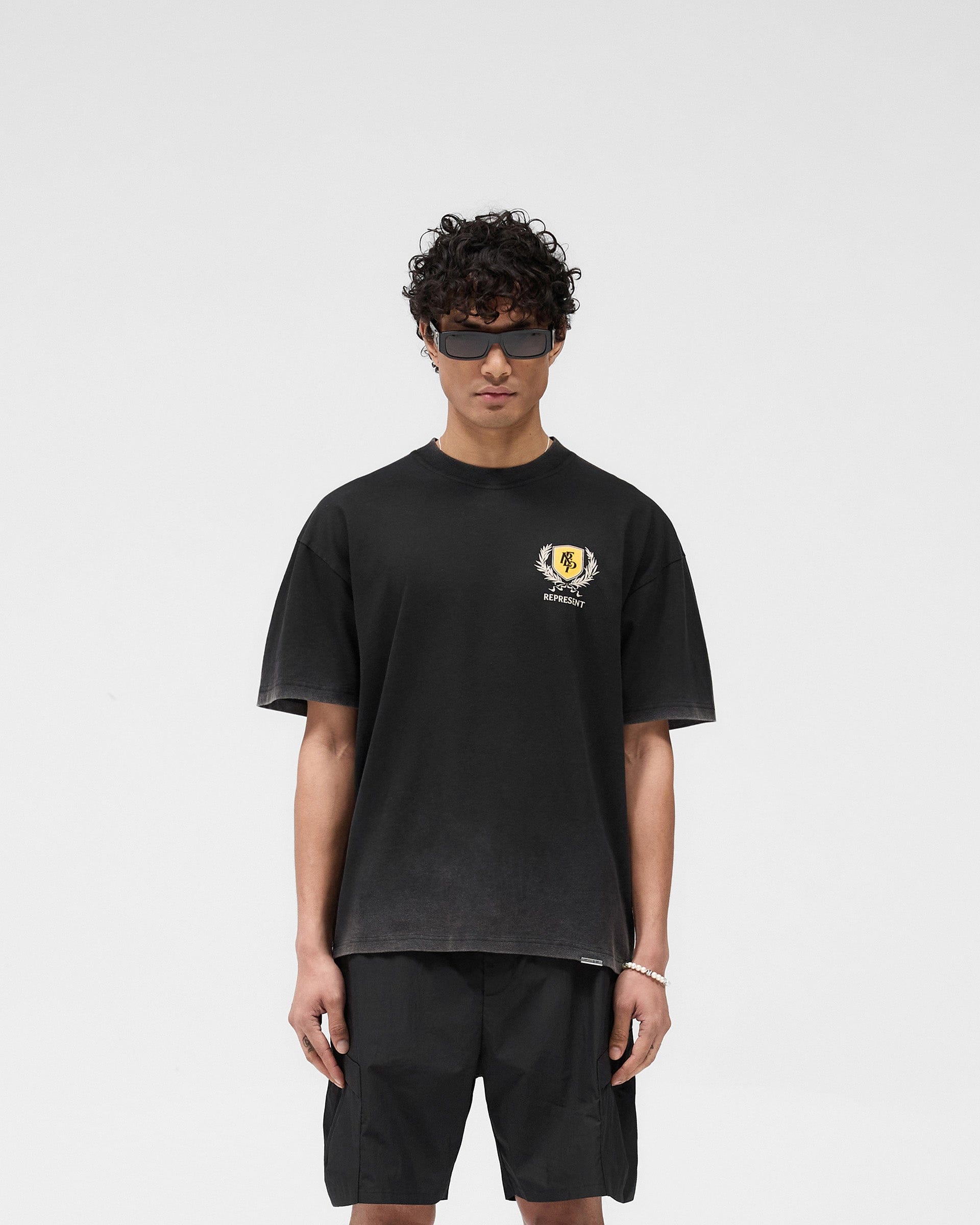 SS25 Crest T-Shirt - Vintage Black