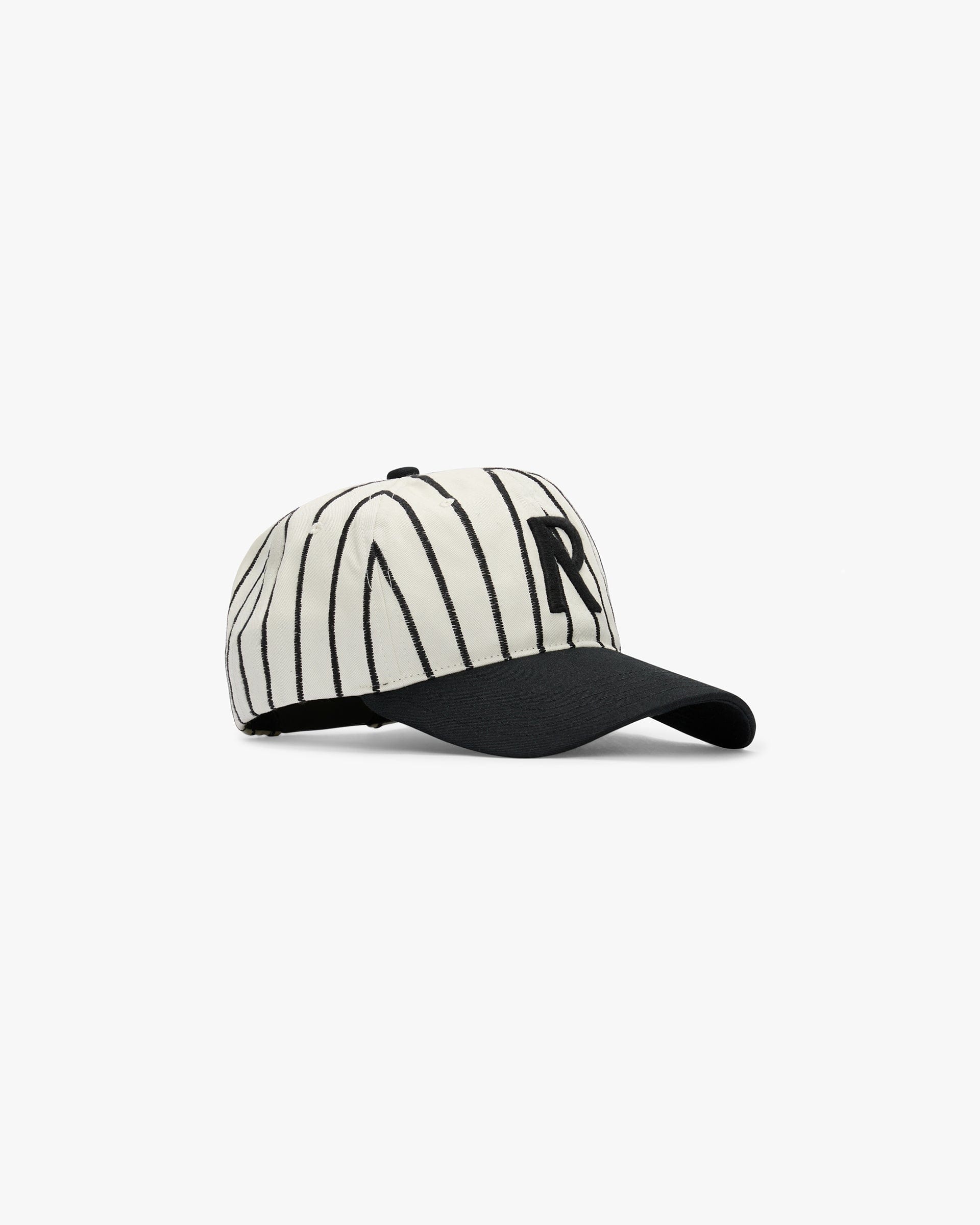 SS25 Initial Stripe Cap - Antique White