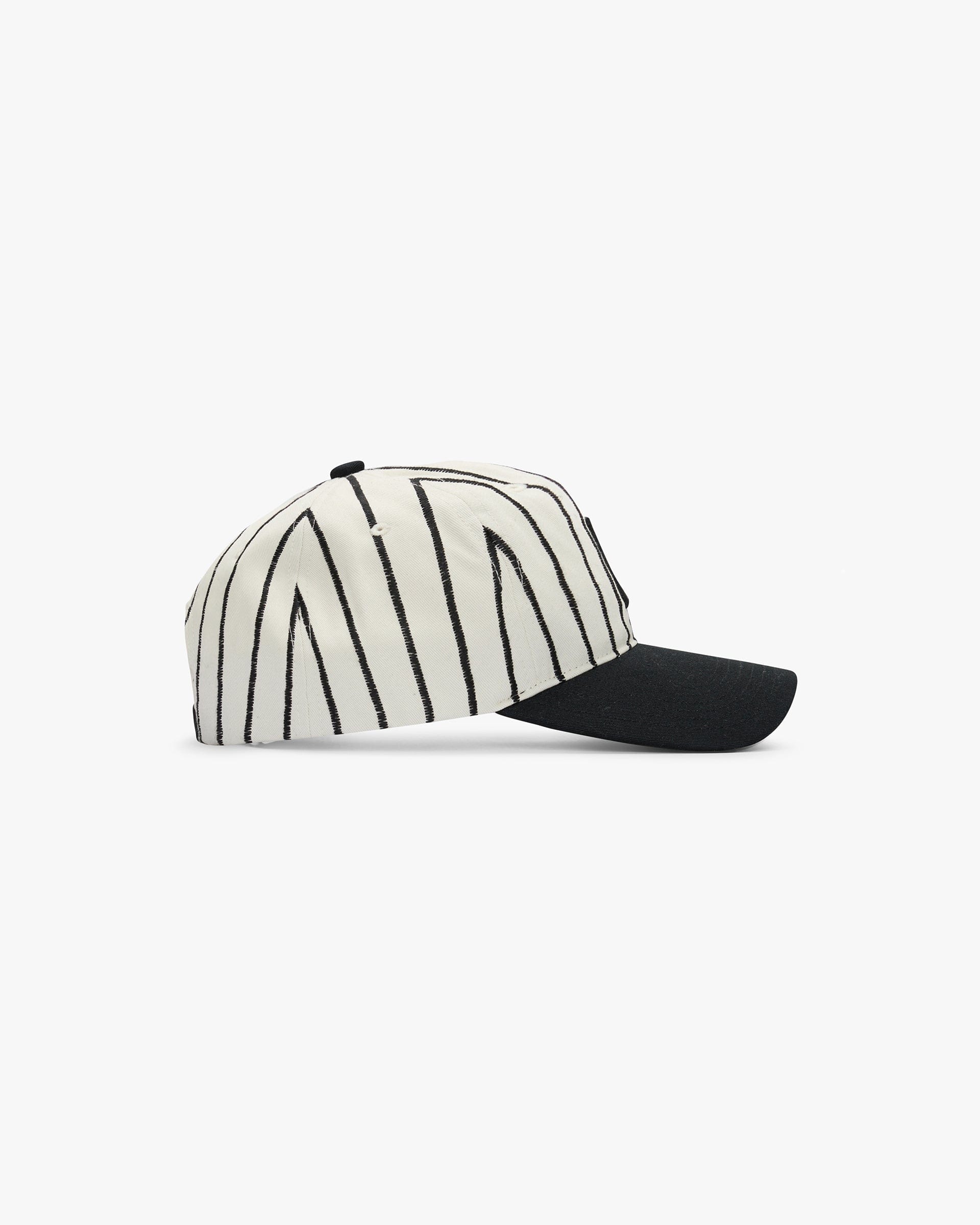 SS25 Initial Stripe Cap - Antique White