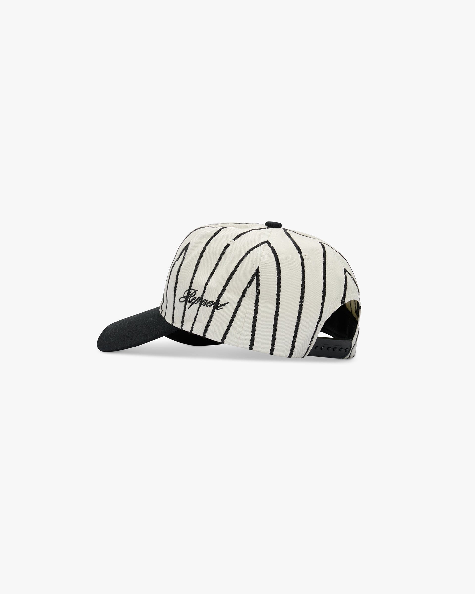 SS25 Initial Stripe Cap - Antique White
