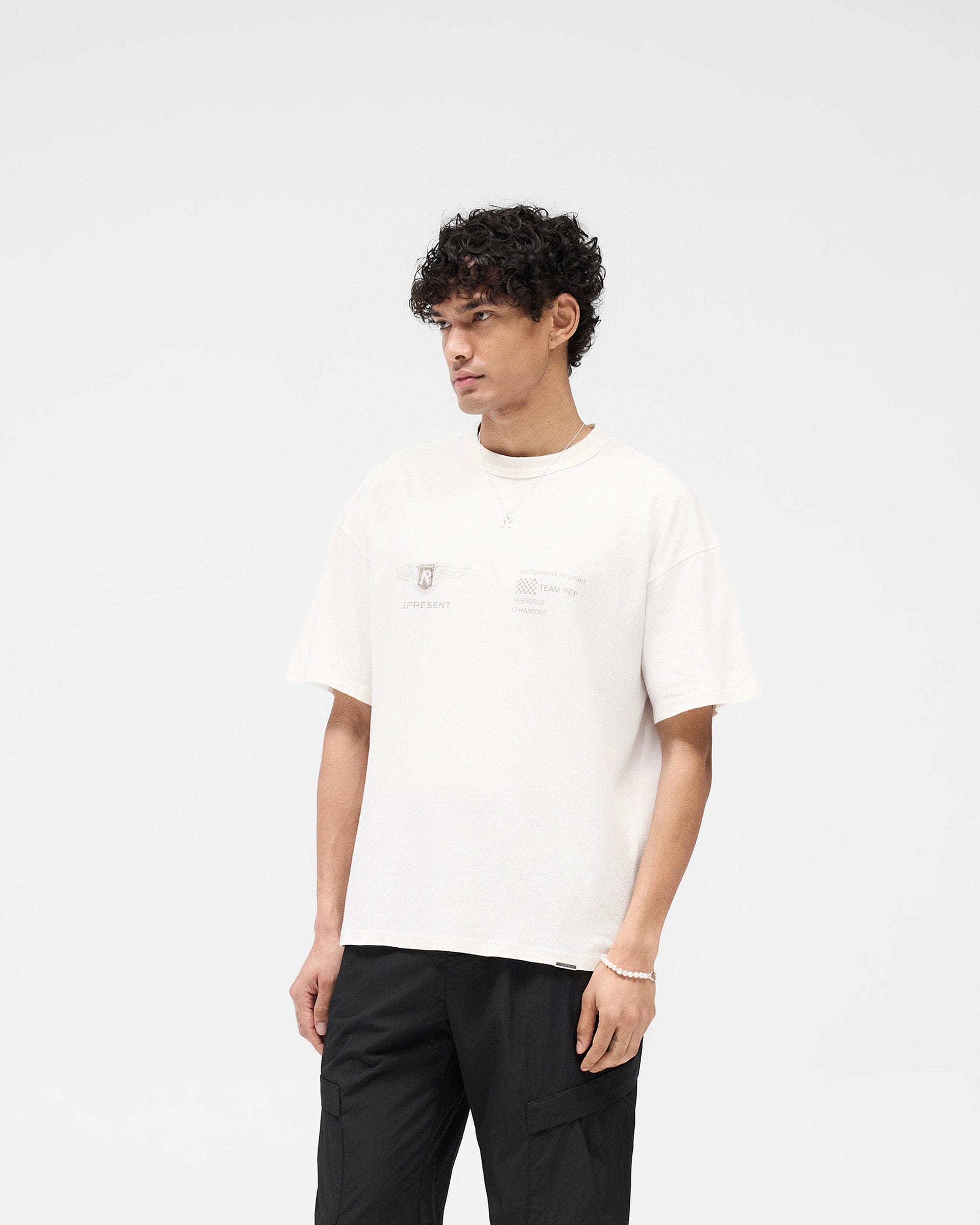 SS25 Team Rep T-Shirt - Flat White