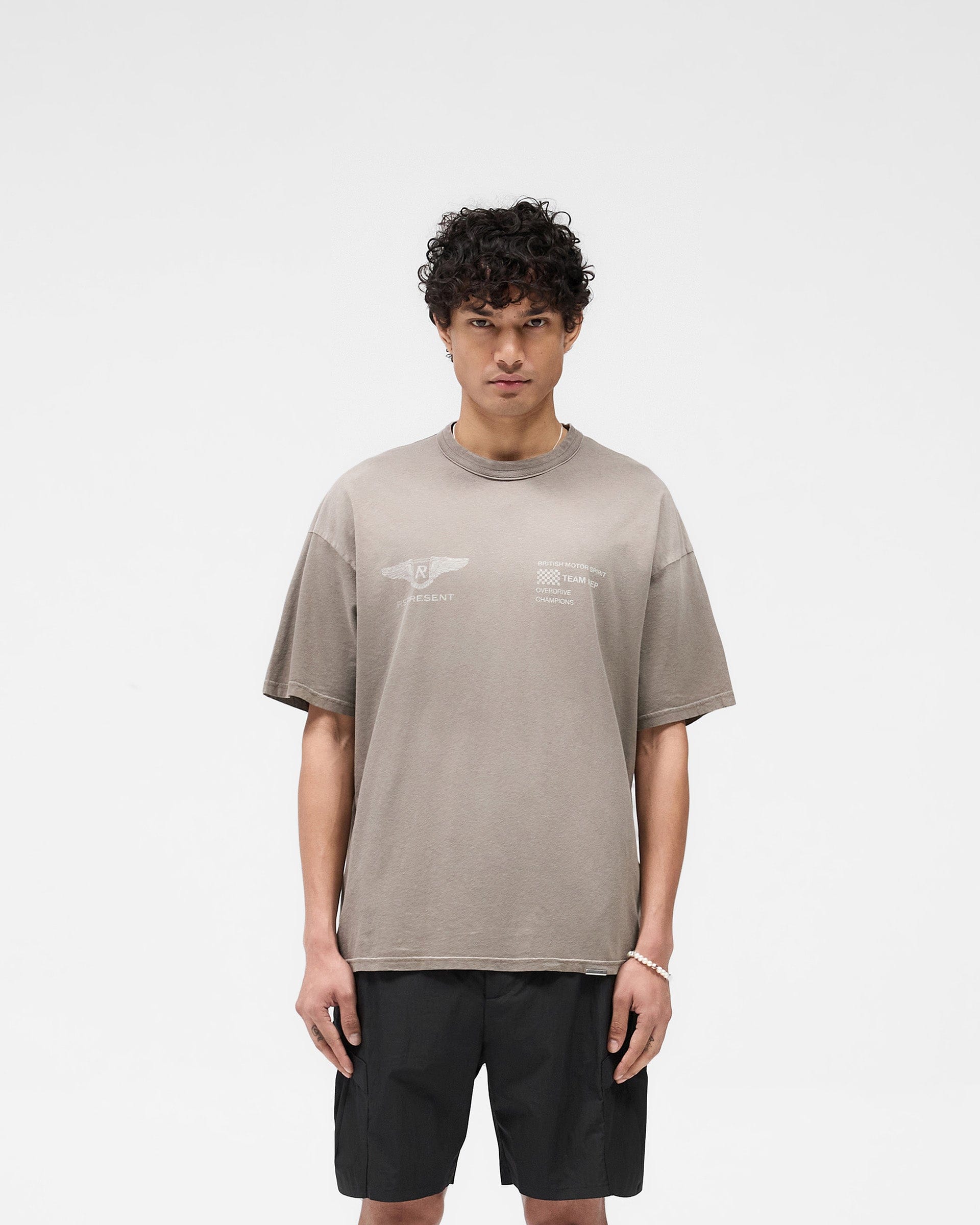 SS25 Team Rep T-Shirt - Dark Taupe
