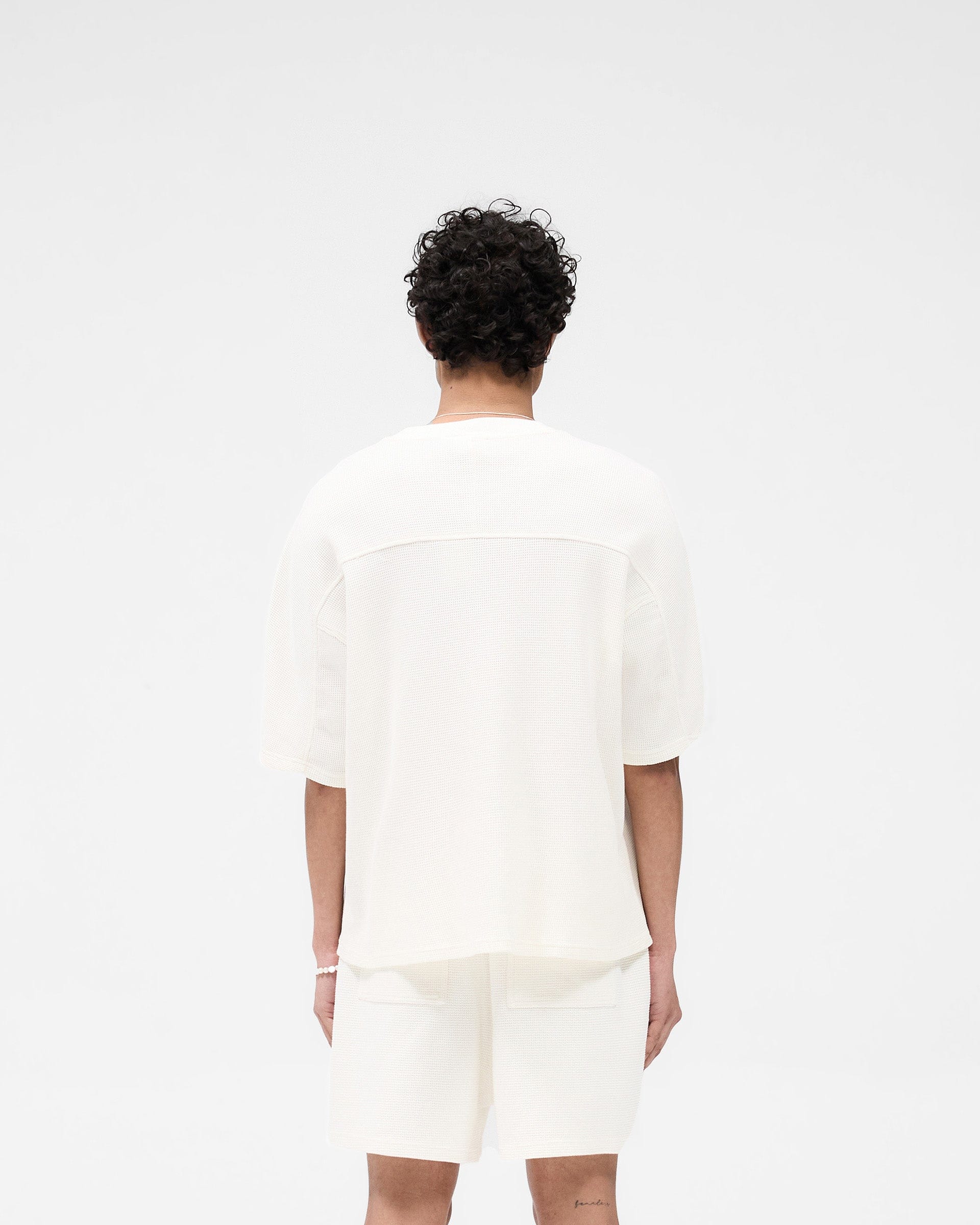 SS25 Waffle T-Shirt - Flat White