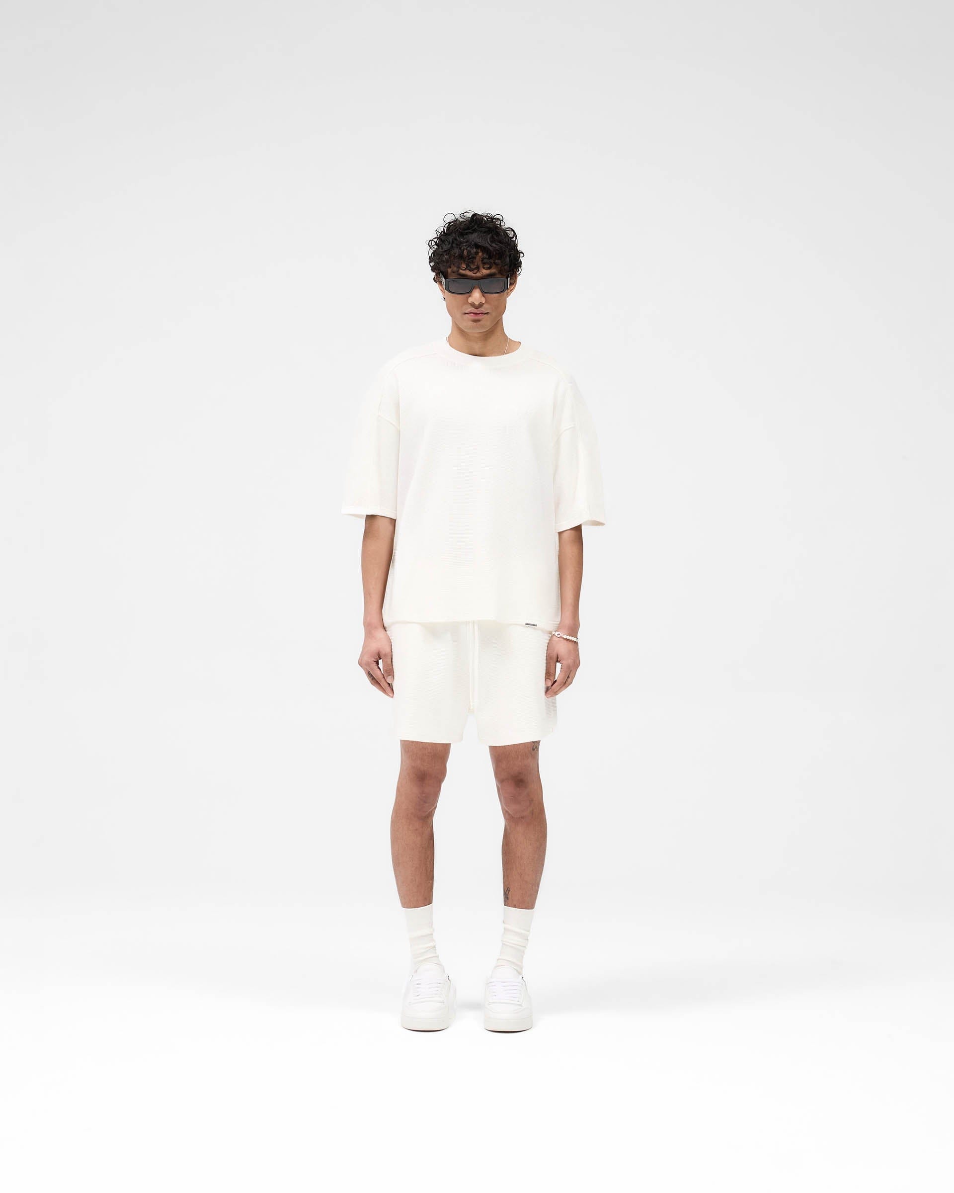 SS25 Waffle T-Shirt - Flat White