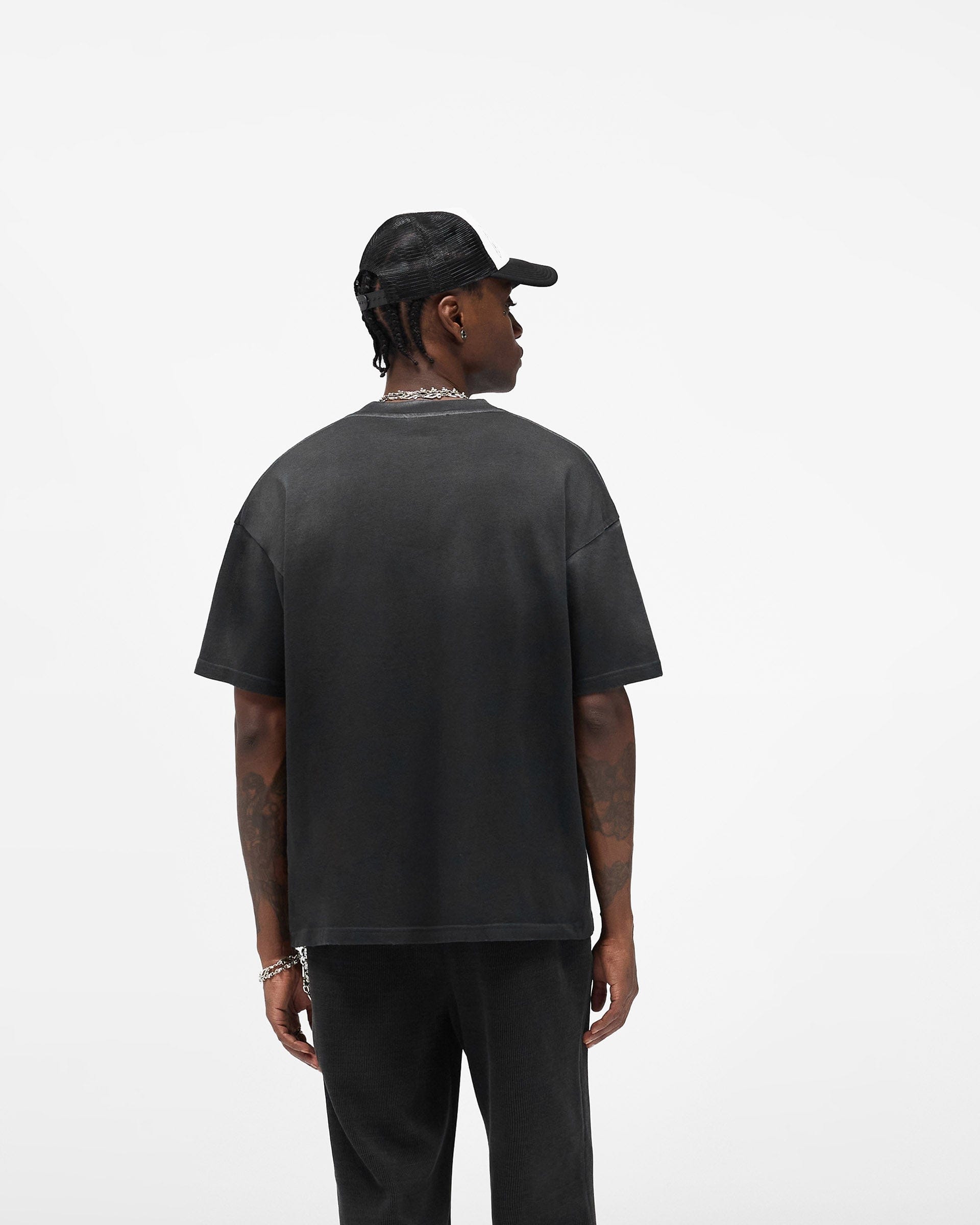 FW25 Legacy Crest T-Shirt - Stained Black