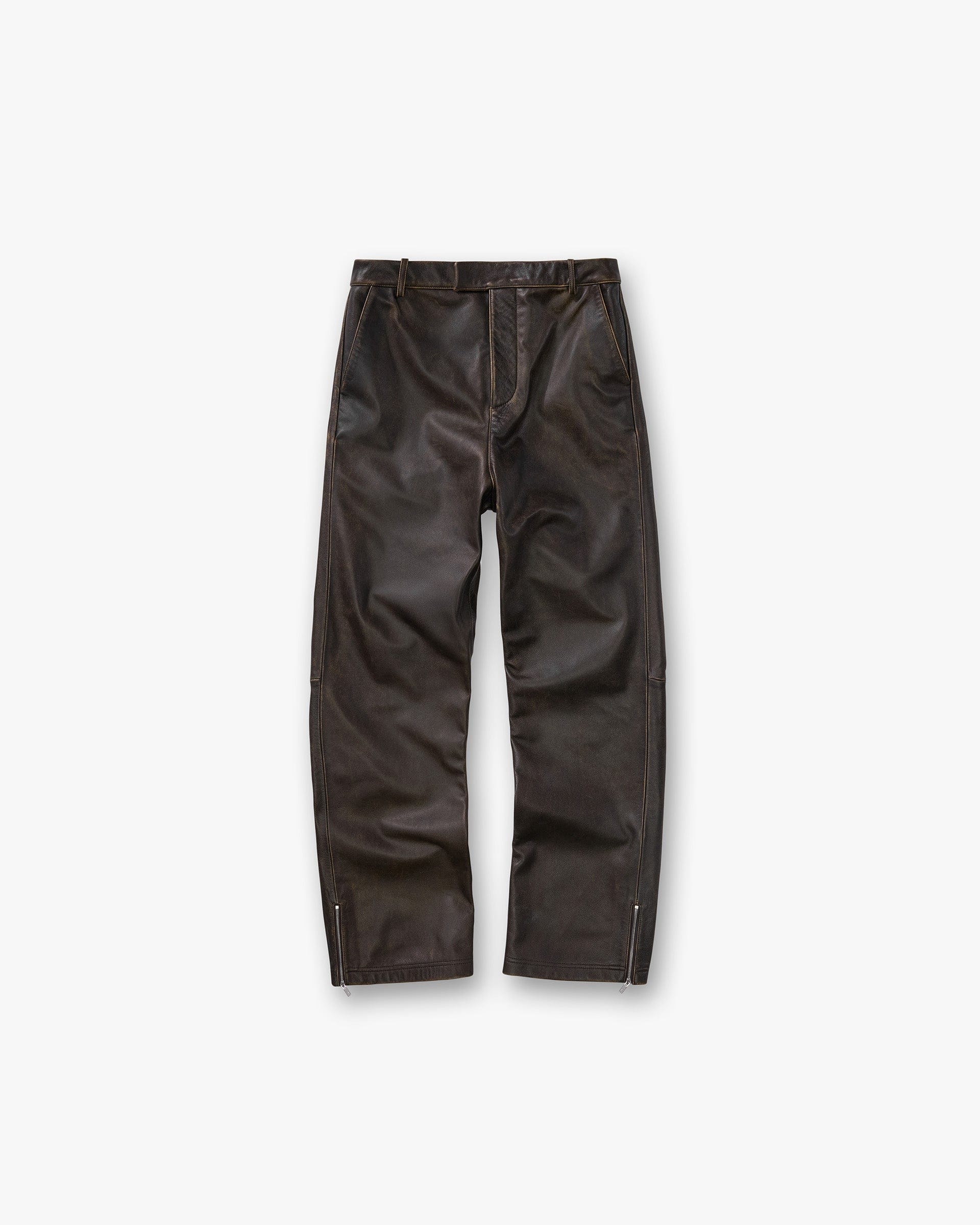 FW25 Sunfade Leather Pant - Nero