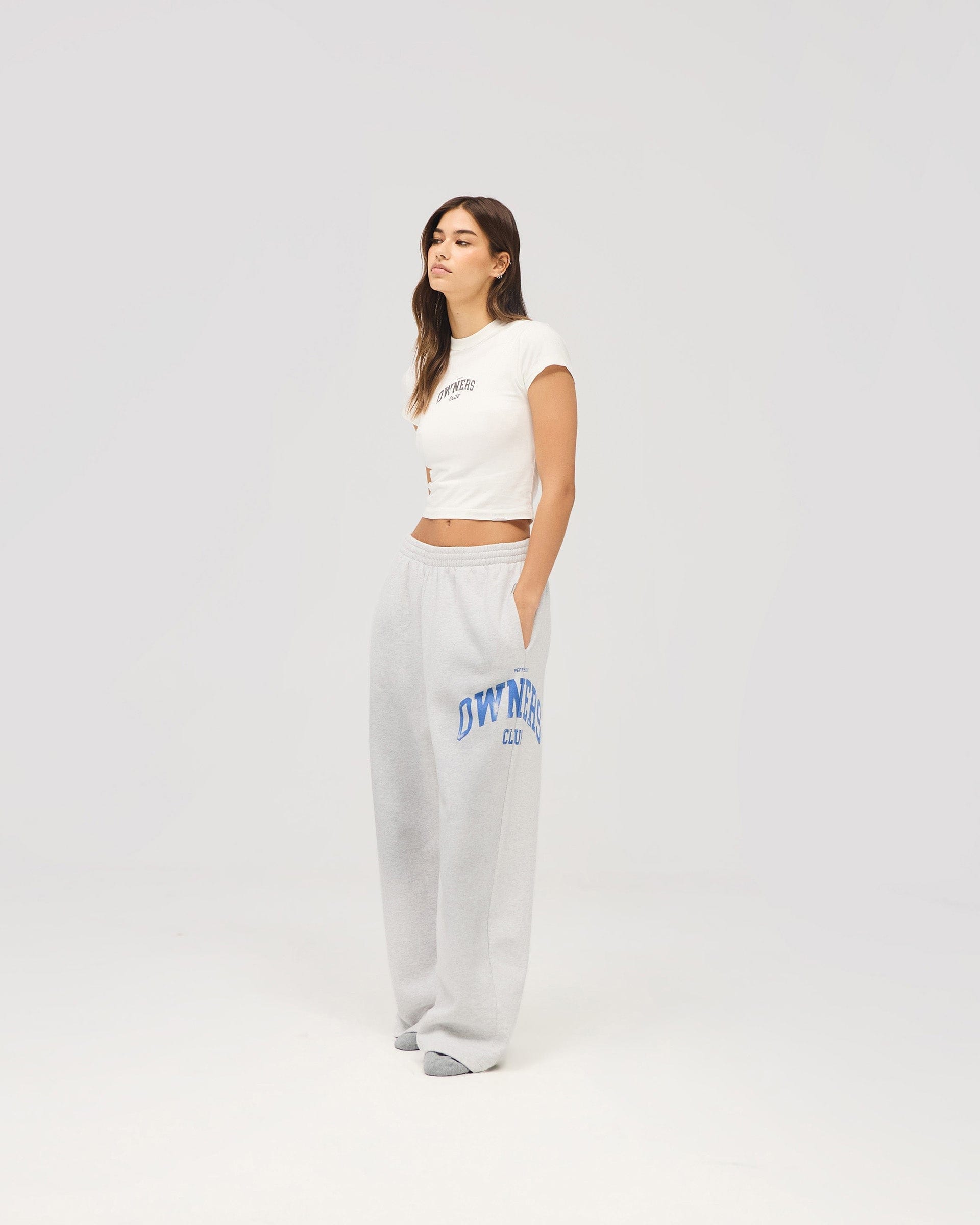 Womens Owners Club Represent Owners Club Sweatpant - Sprayed Ice Grey Marl