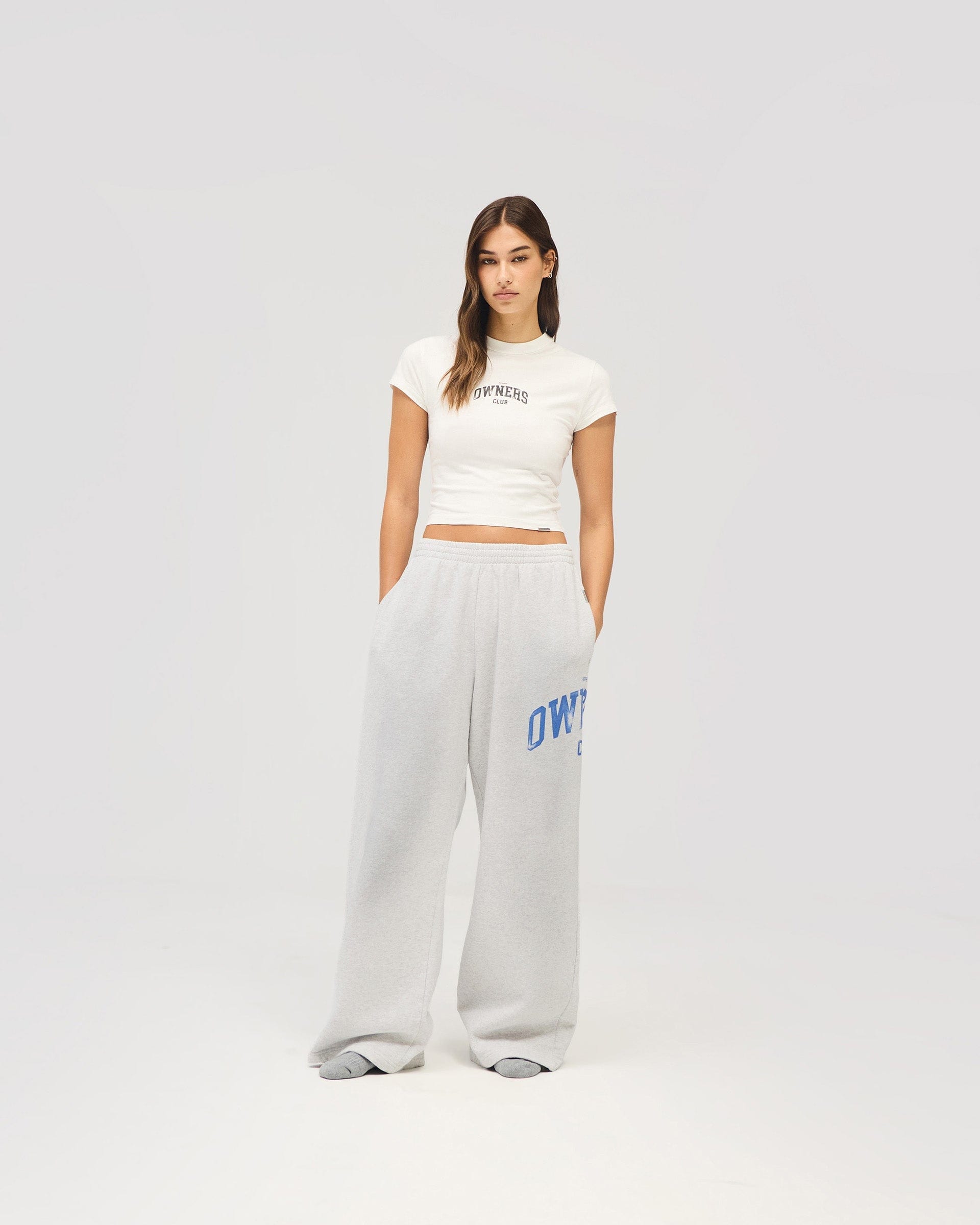 Womens Owners Club Represent Owners Club Sweatpant - Sprayed Ice Grey Marl
