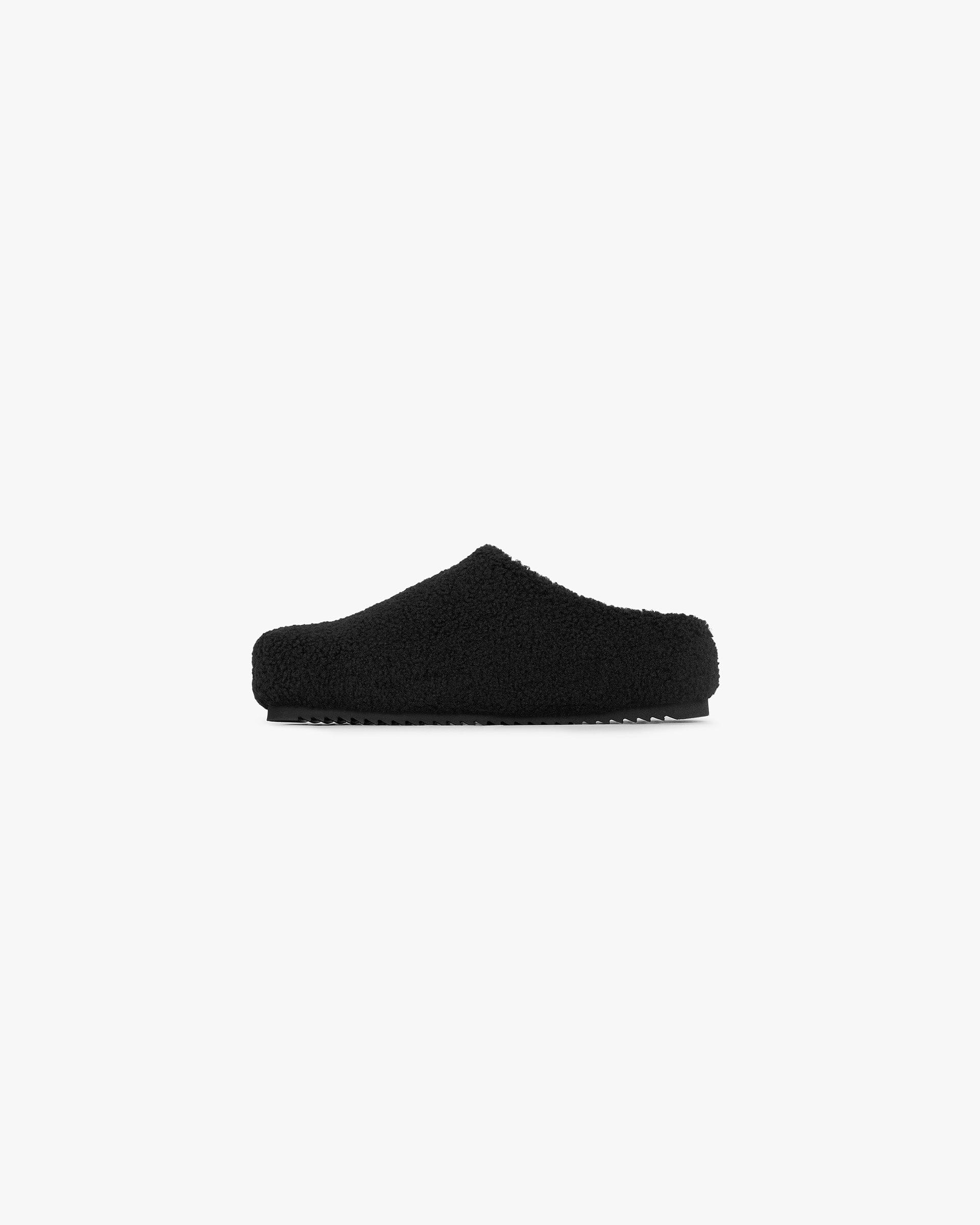 Womens FW24 Fluffy Mule - Black