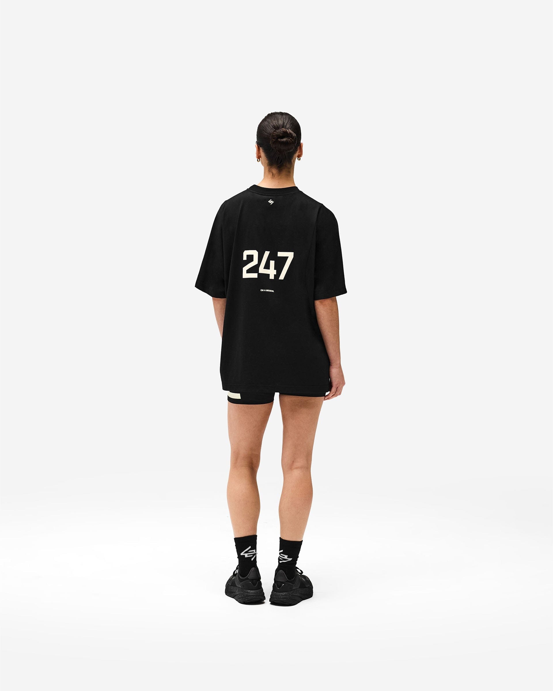 Womens 247 247 Training T-Shirt - Black