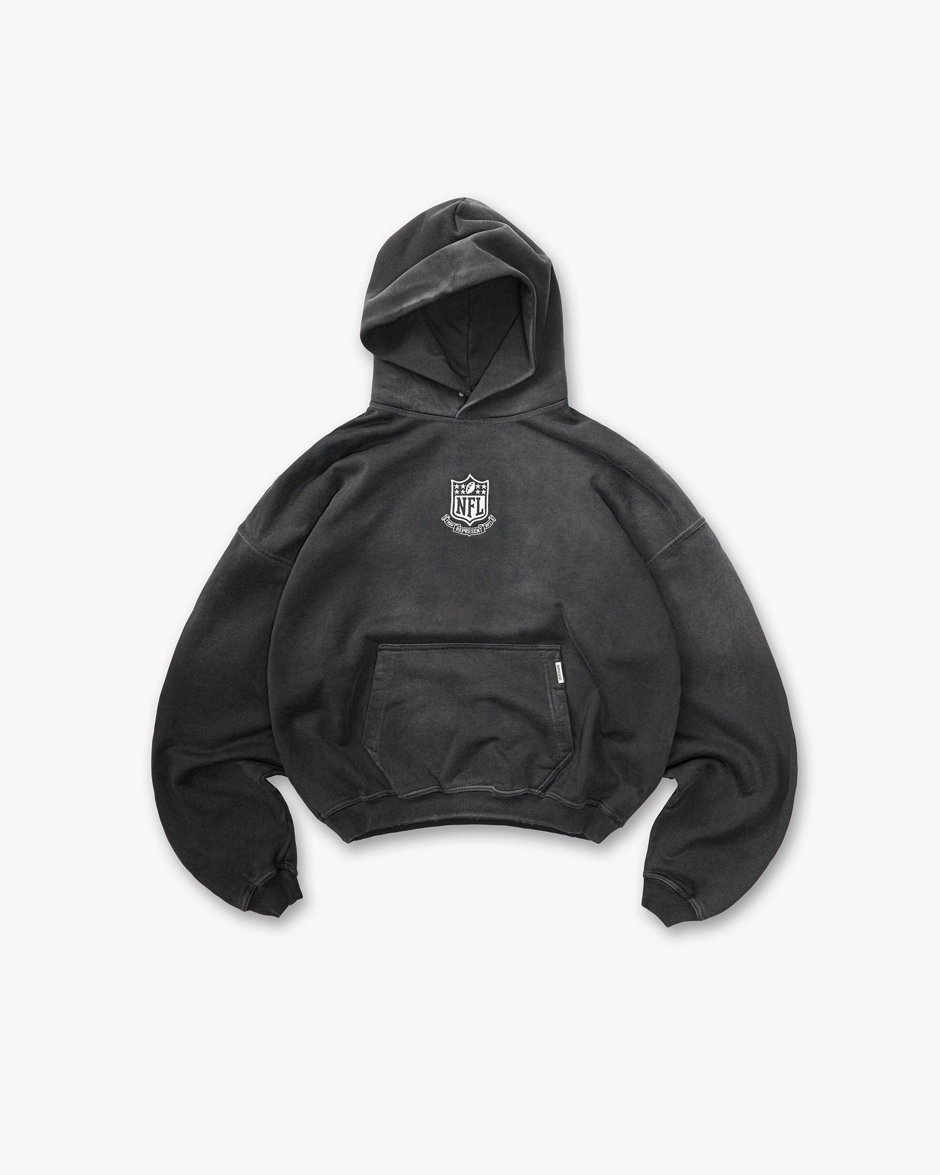 Exclusives NFL Shield x Represent Hoodie - Stained Black