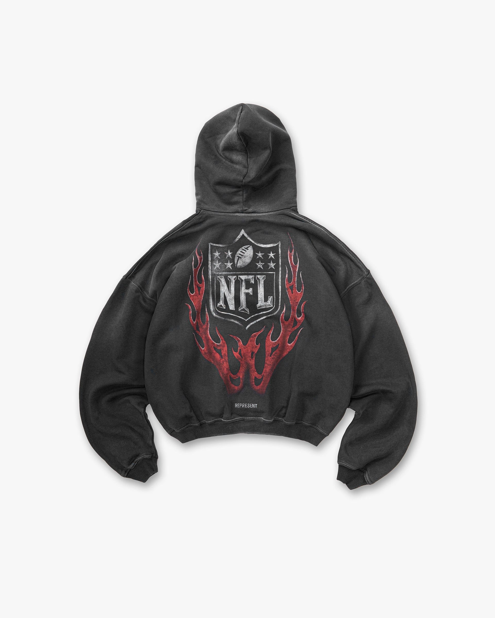 Exclusives NFL Shield x Represent Hoodie - Stained Black