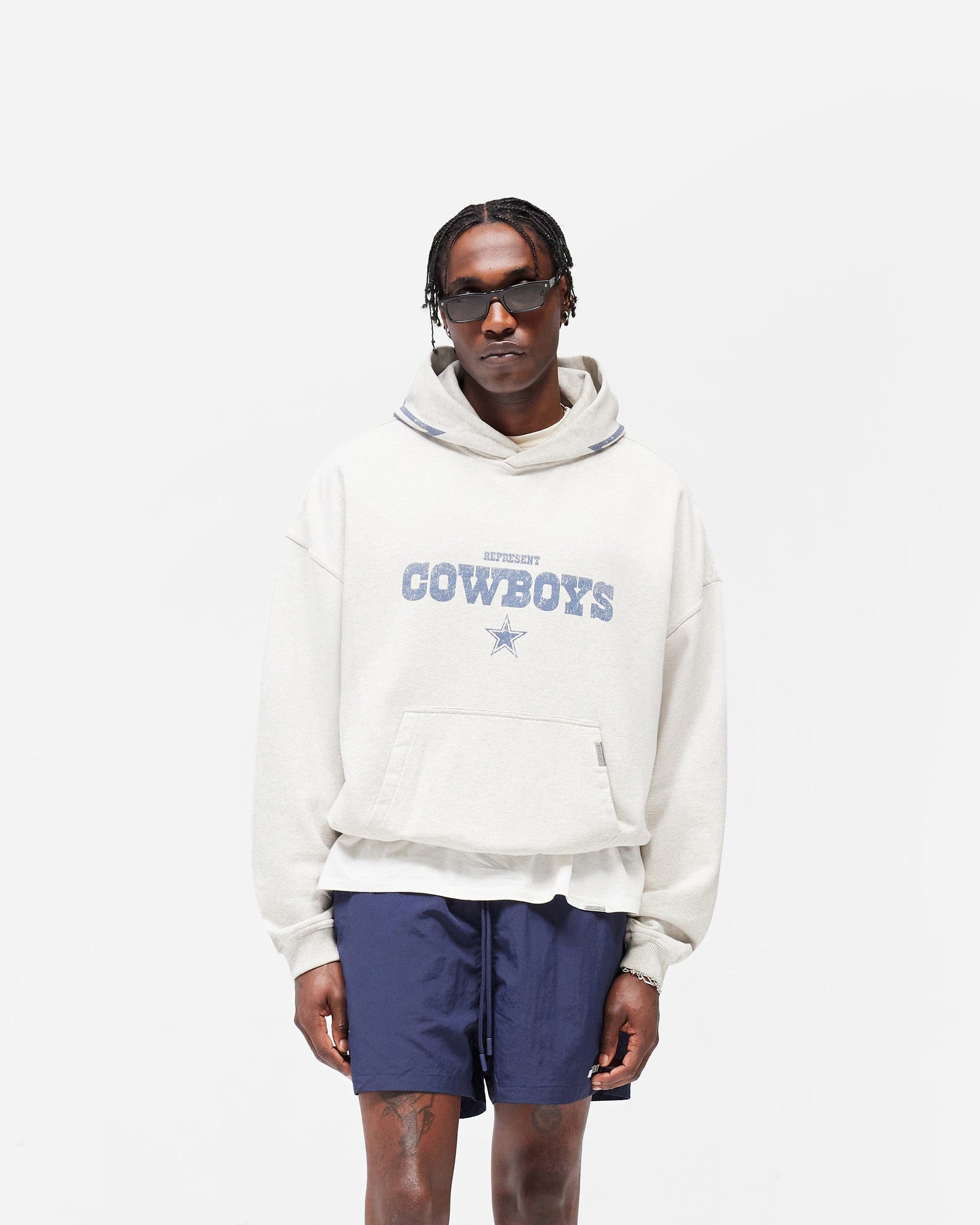 Exclusives Dallas Cowboys x Represent Hoodie - Cream Marl