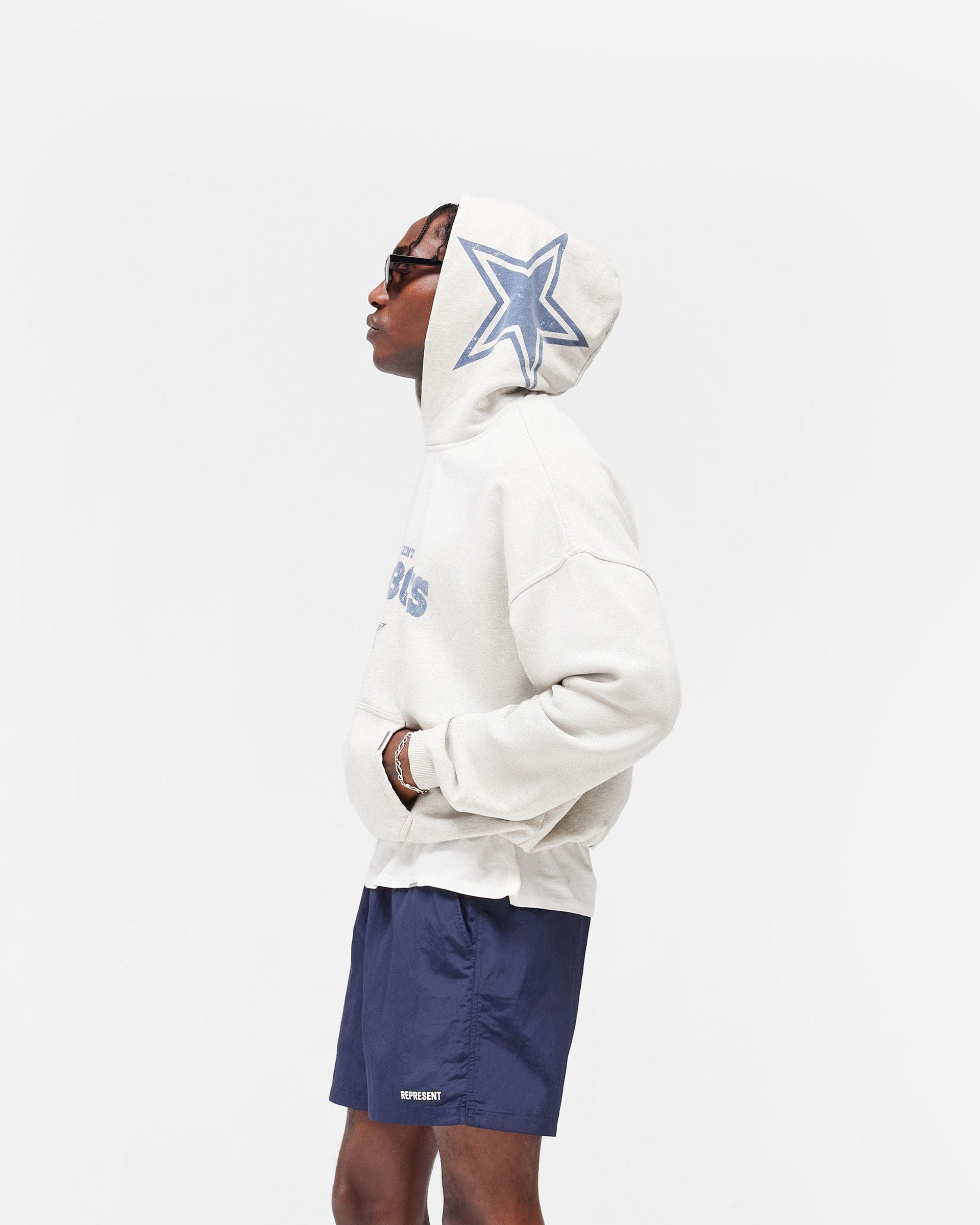Exclusives Dallas Cowboys x Represent Hoodie - Cream Marl