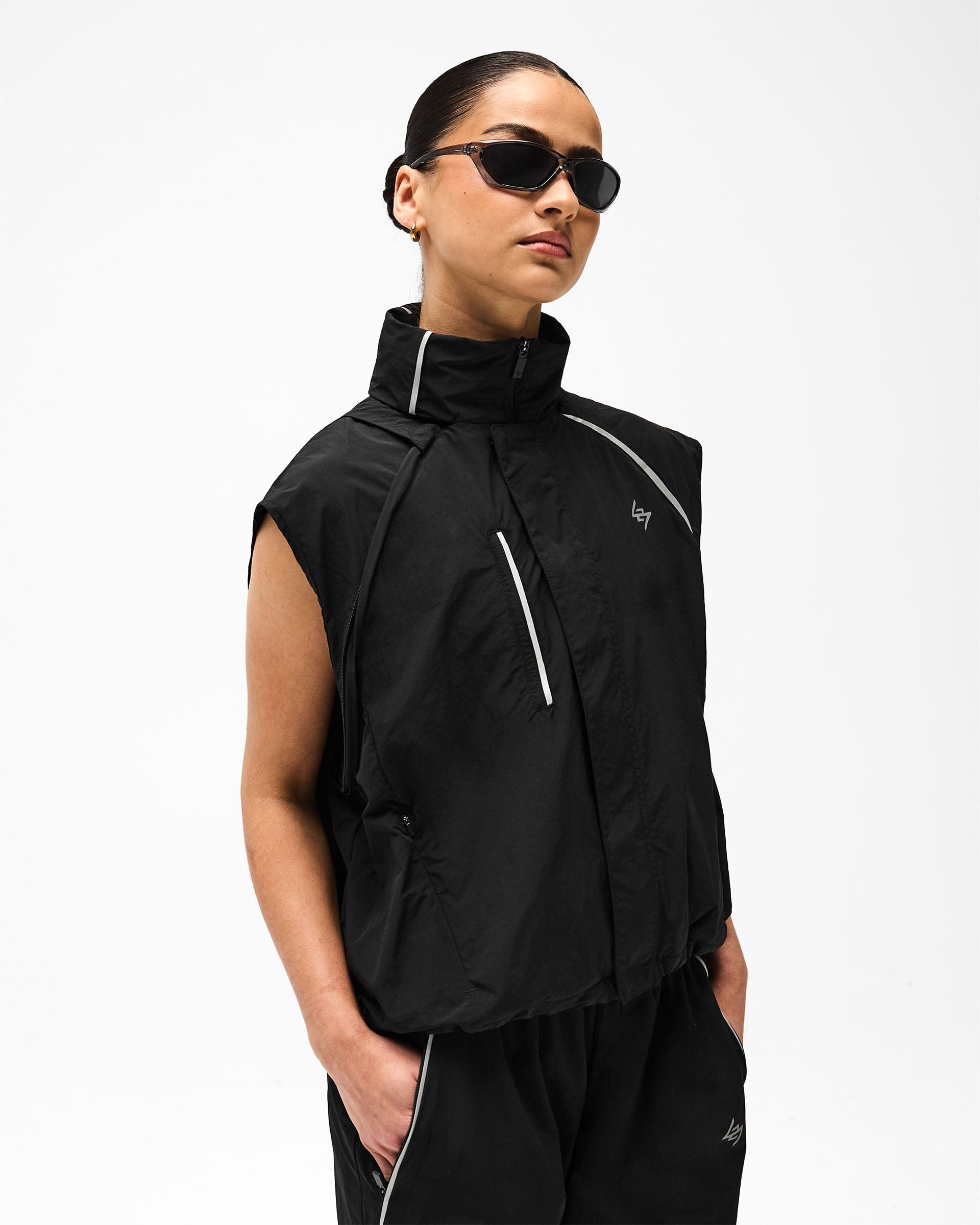 Womens 247 247 Flash Track Jacket - Black