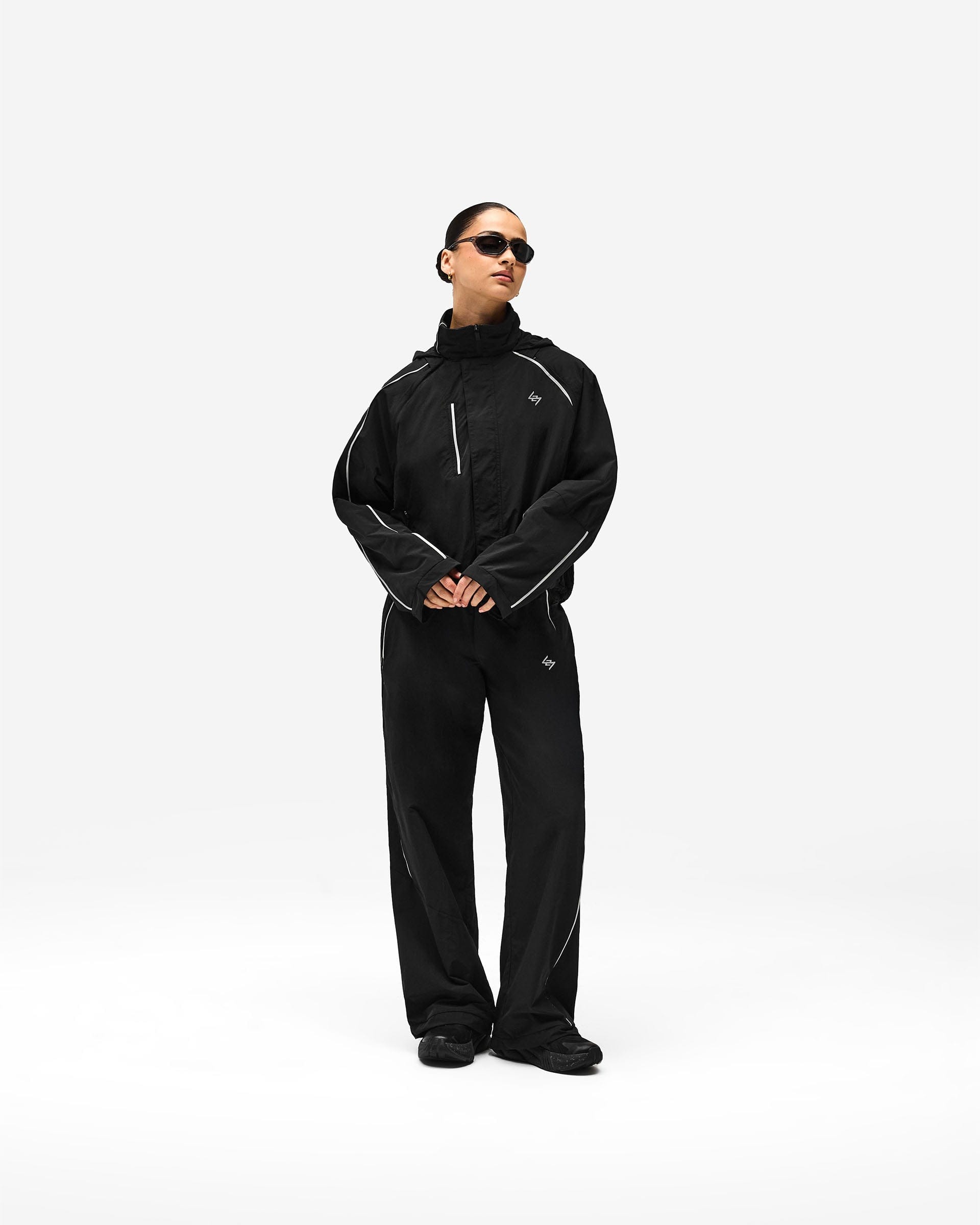 Womens 247 247 Flash Track Jacket - Black