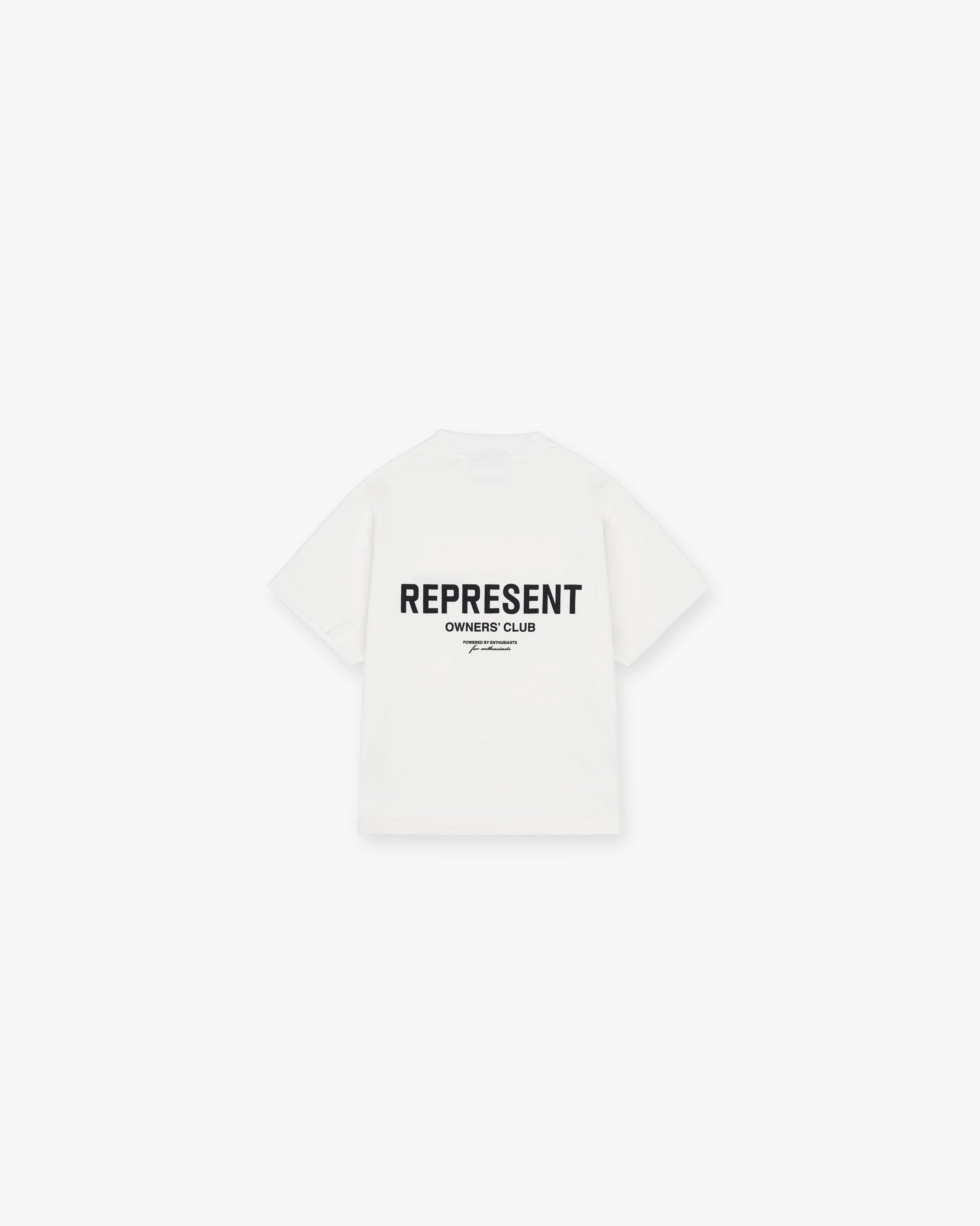 Owners Club Represent Mini Owners Club T-Shirt - Flat White