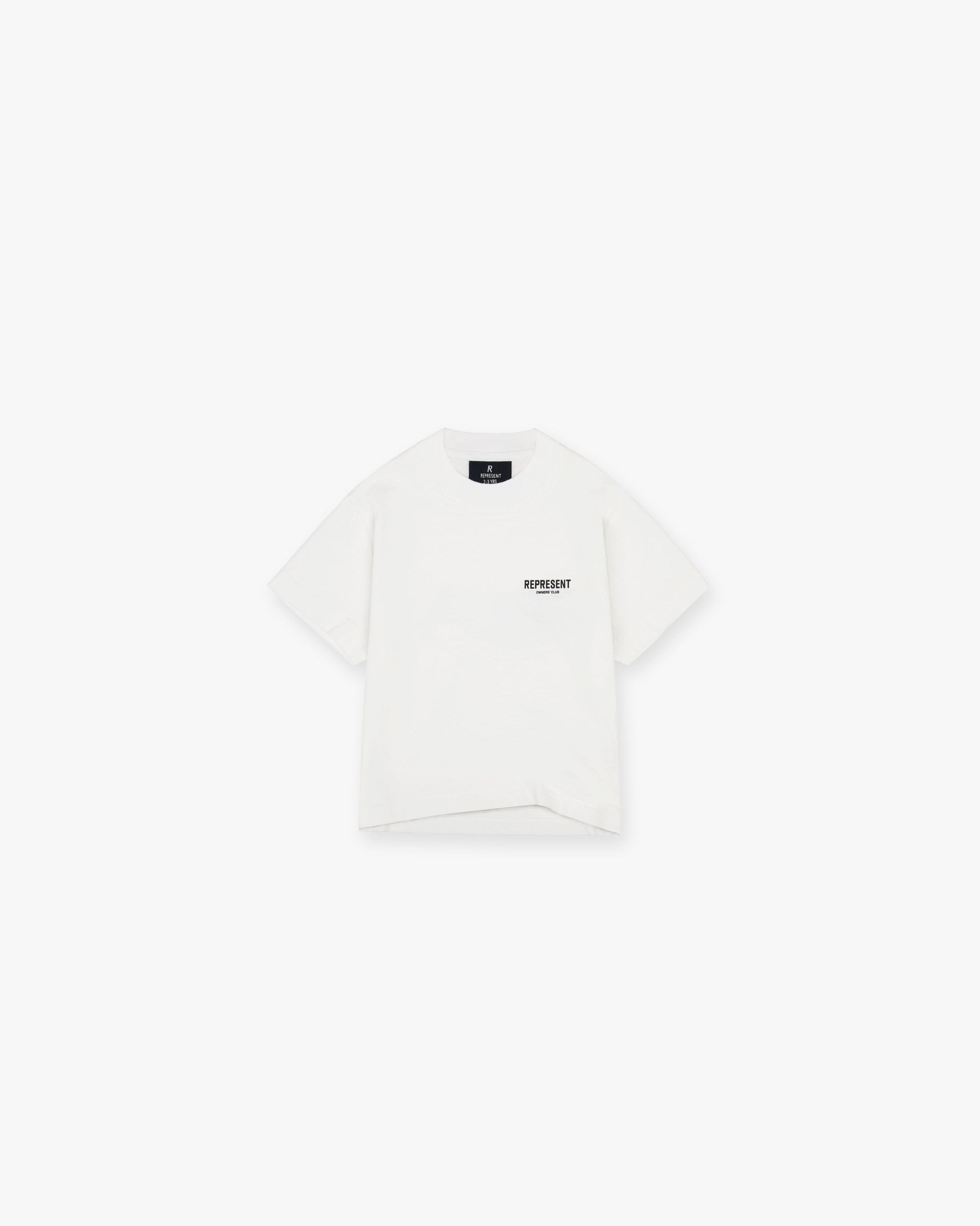 Owners Club Represent Mini Owners Club T-Shirt - Flat White