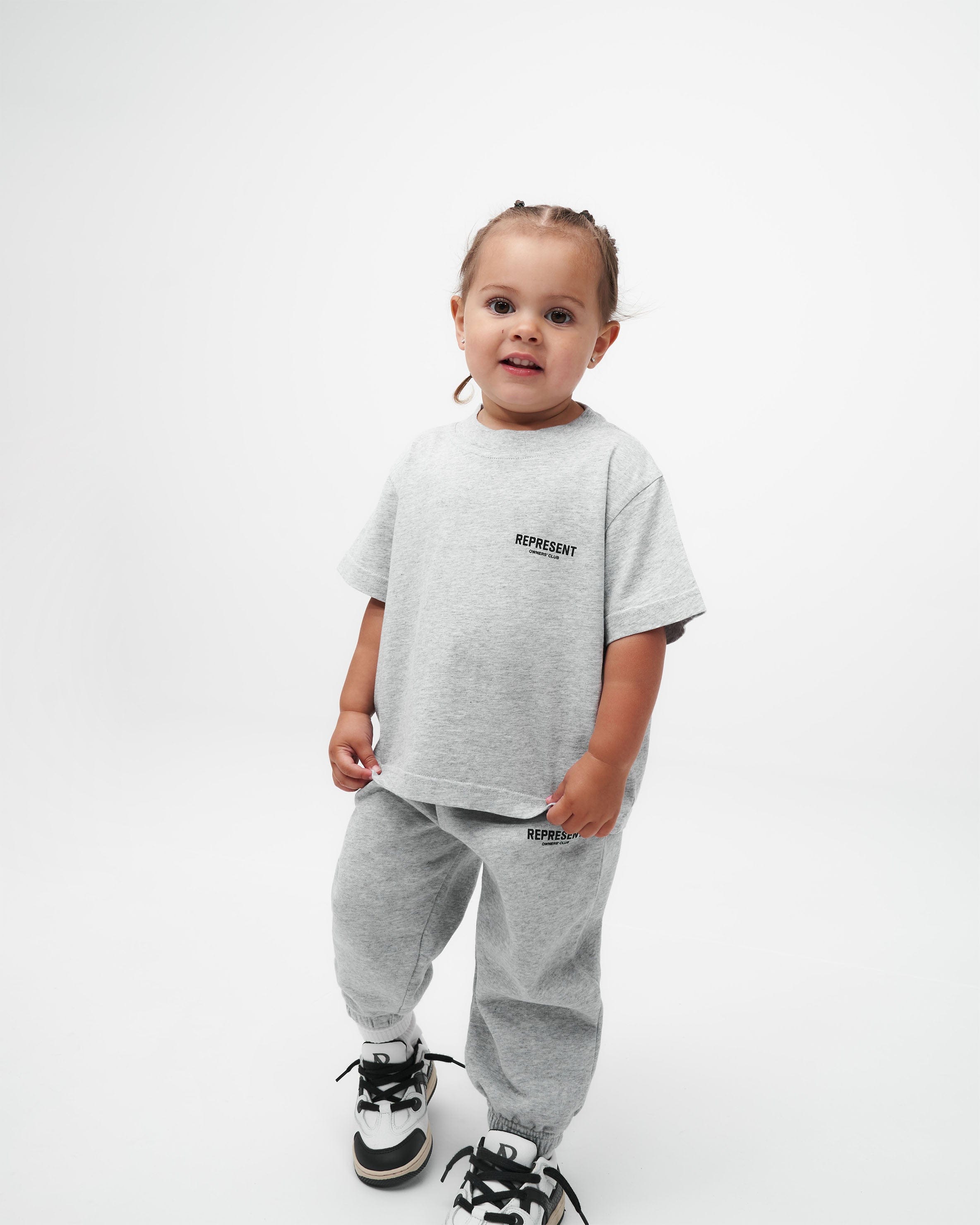 Owners Club Represent Mini Owners Club T-Shirt - Ash Grey