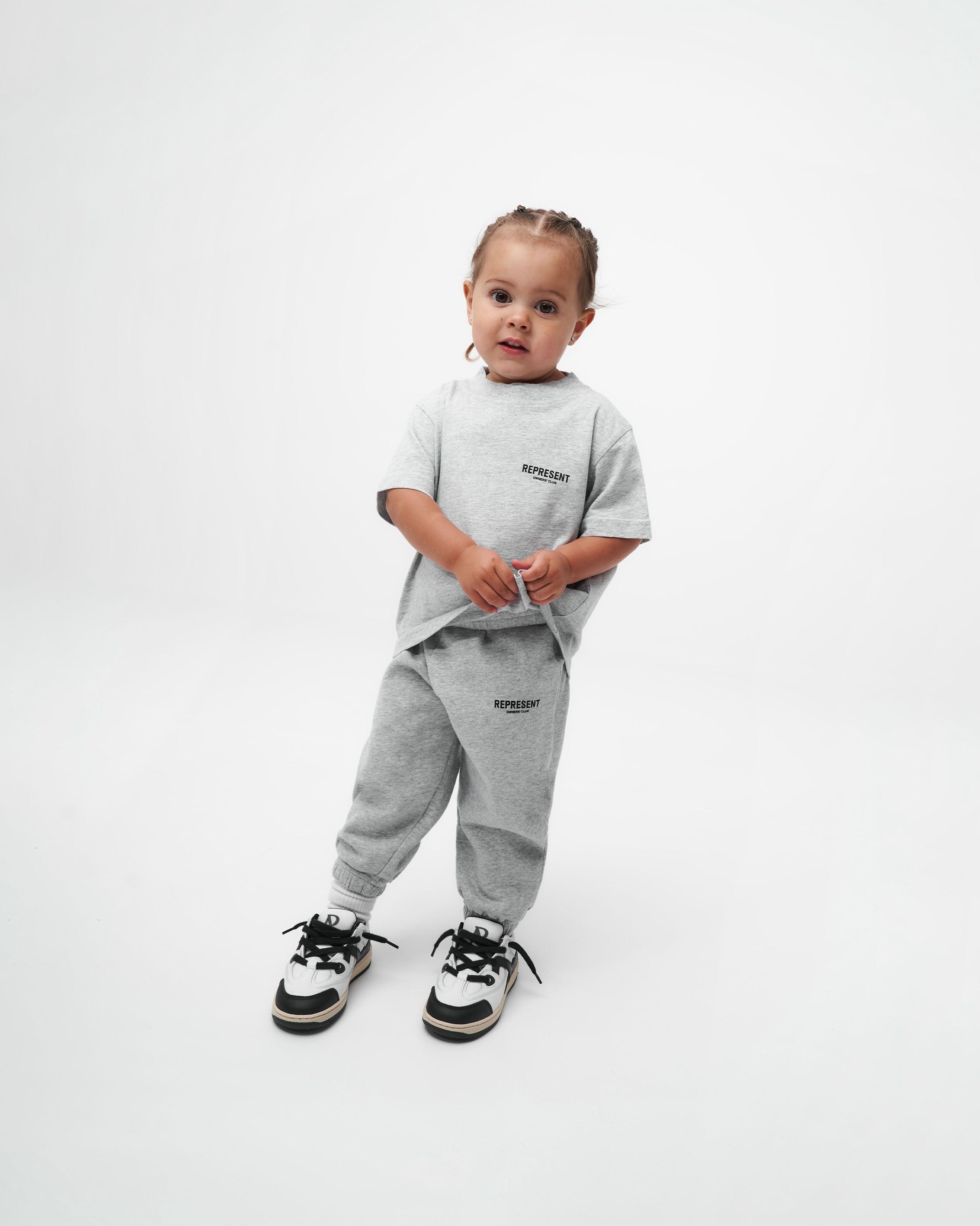 Owners Club Represent Mini Owners Club T-Shirt - Ash Grey