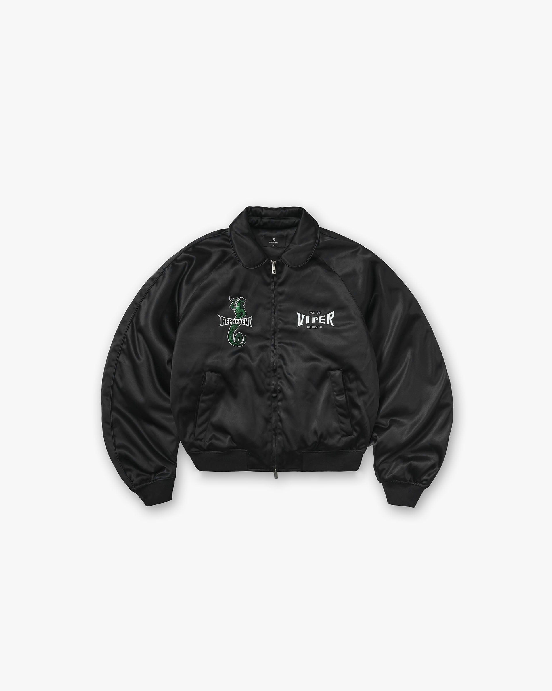 SS26 Represent x Viper Souvenir Jacket - Jet Black