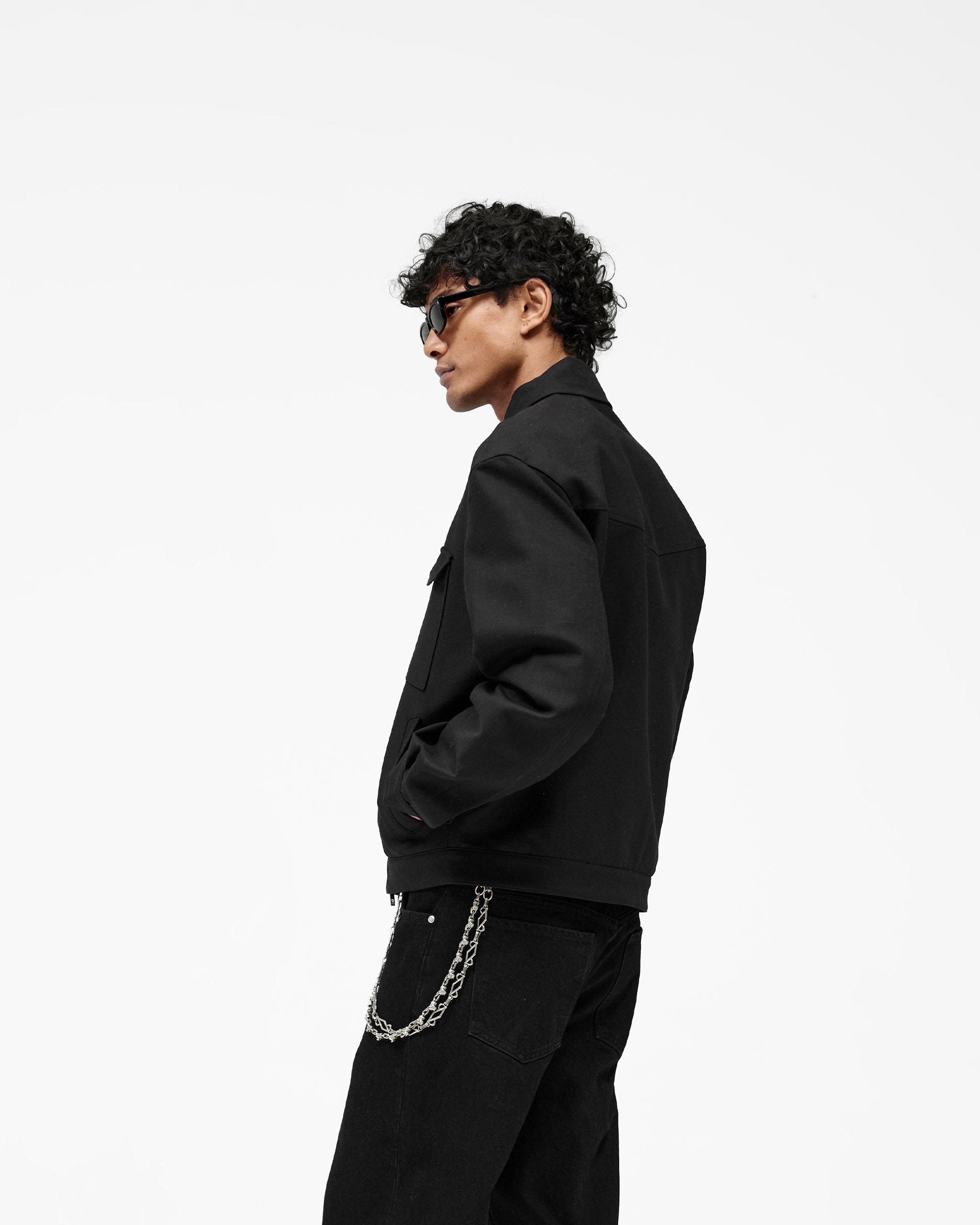 SS26 Melrose Jacket - Jet Black