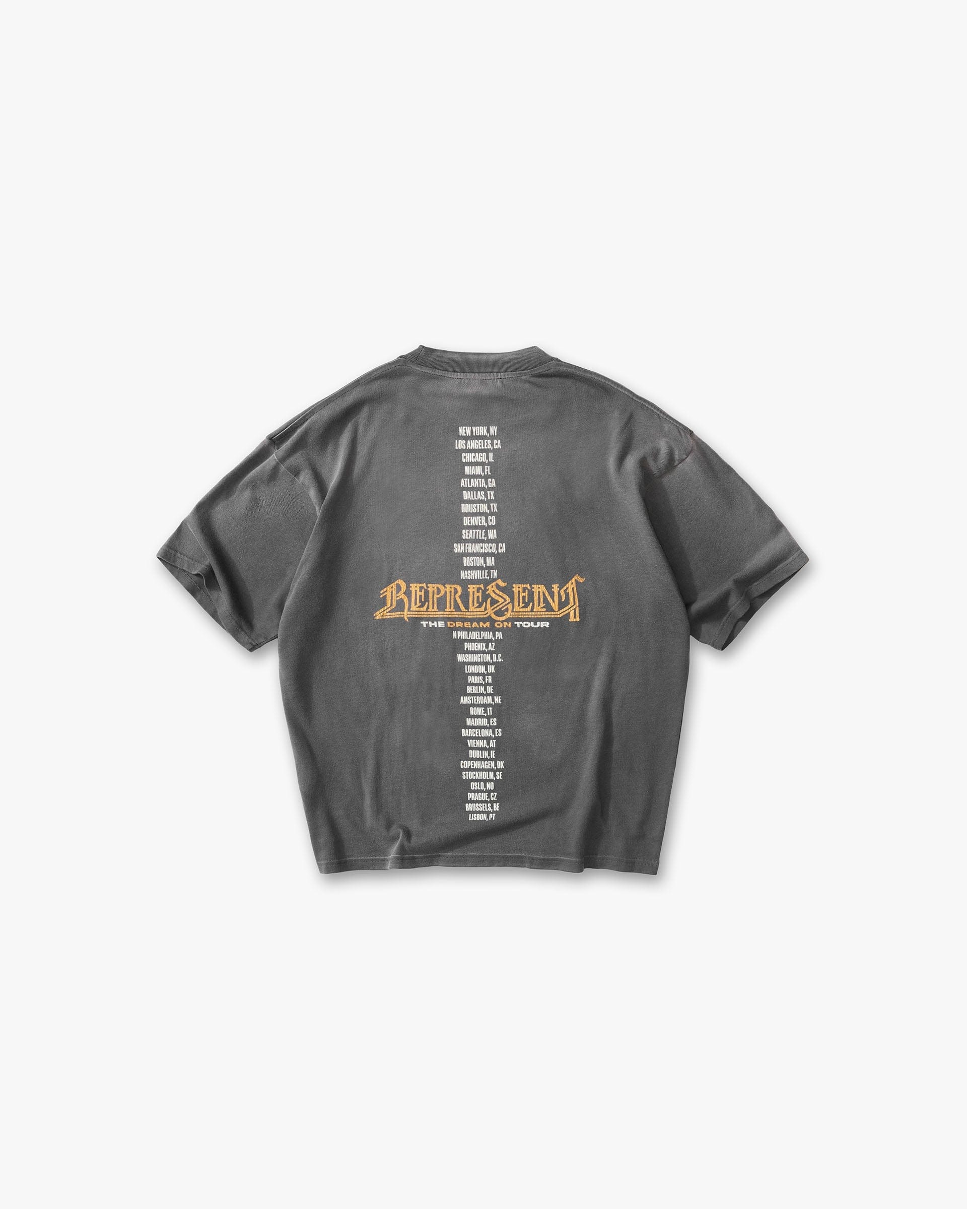 SS26 Golden Tour T-Shirt - Sun Fade Grey