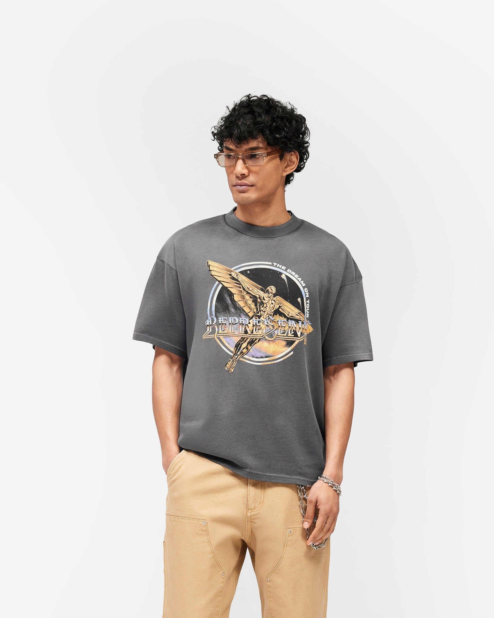 SS26 Golden Tour T-Shirt - Sun Fade Grey