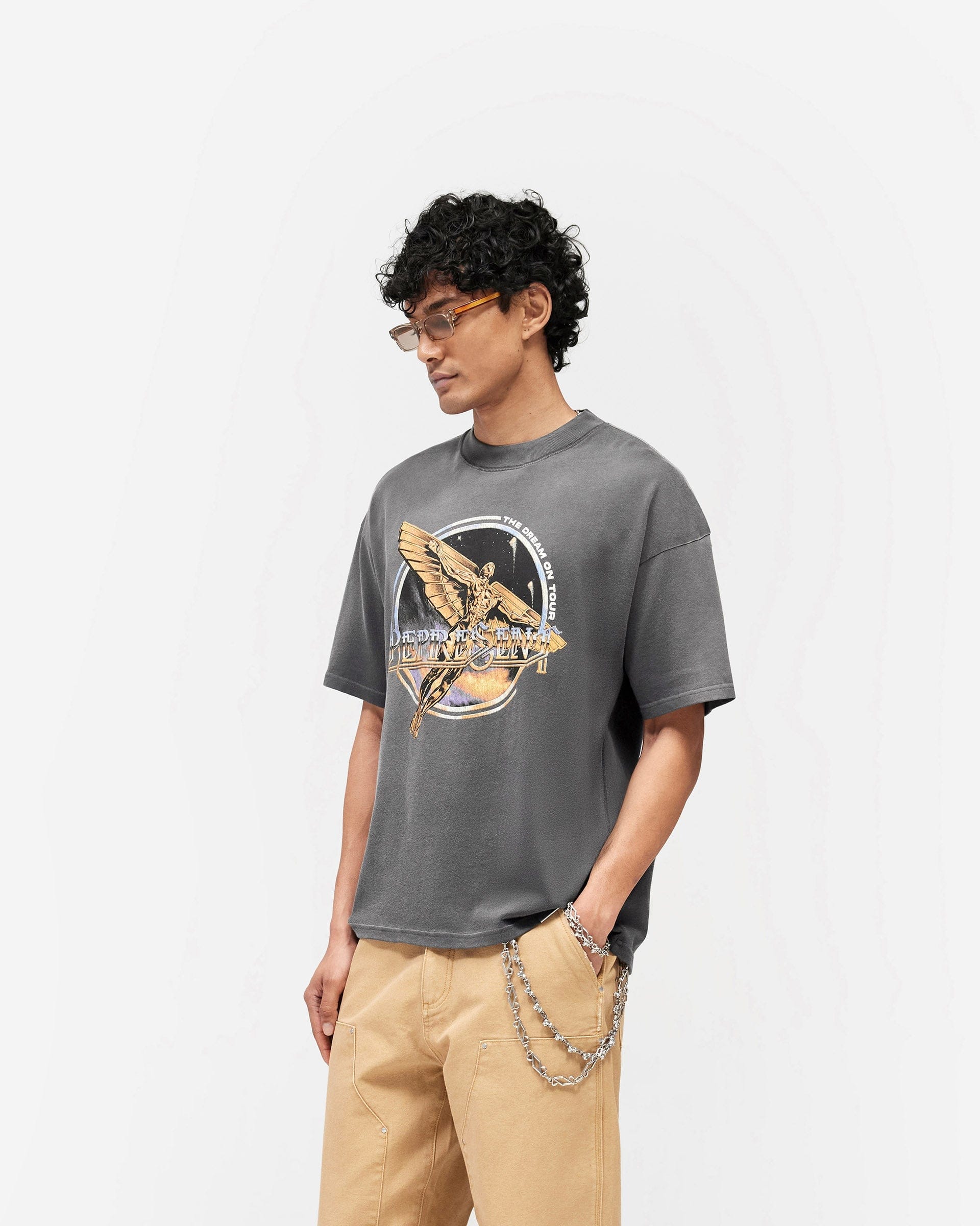 SS26 Golden Tour T-Shirt - Sun Fade Grey