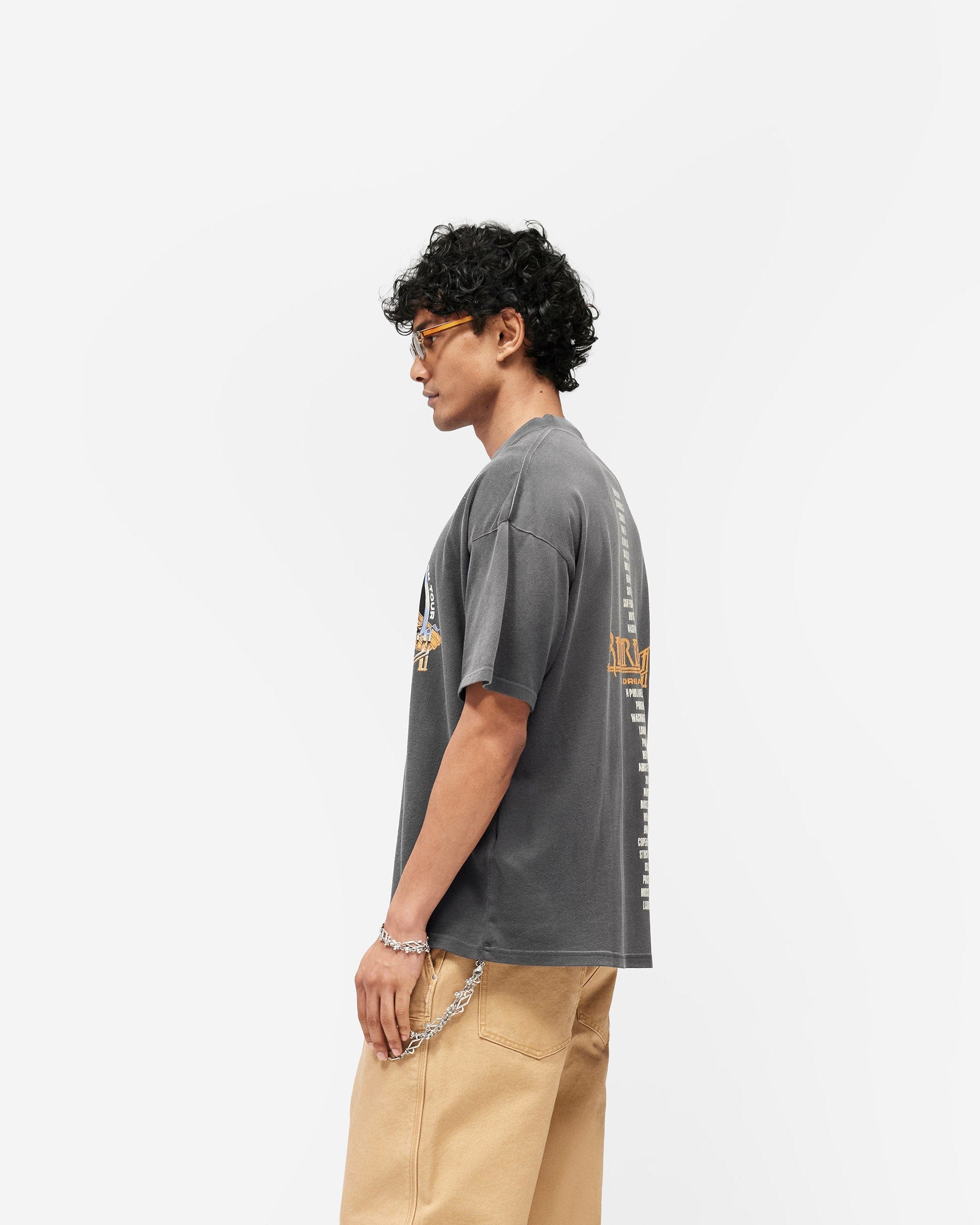 SS26 Golden Tour T-Shirt - Sun Fade Grey