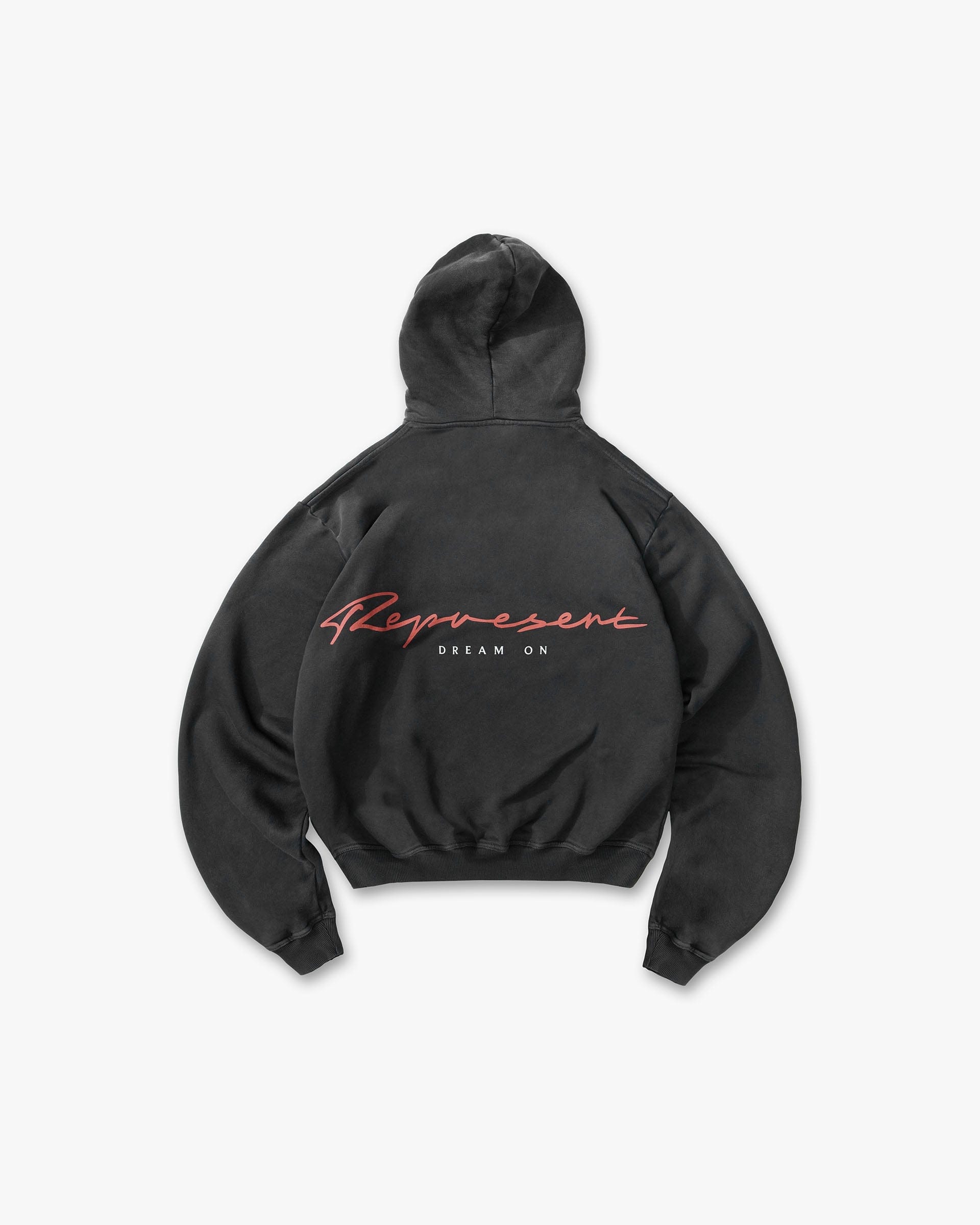 SS26 Chrome Flight Hoodie - Stained Black
