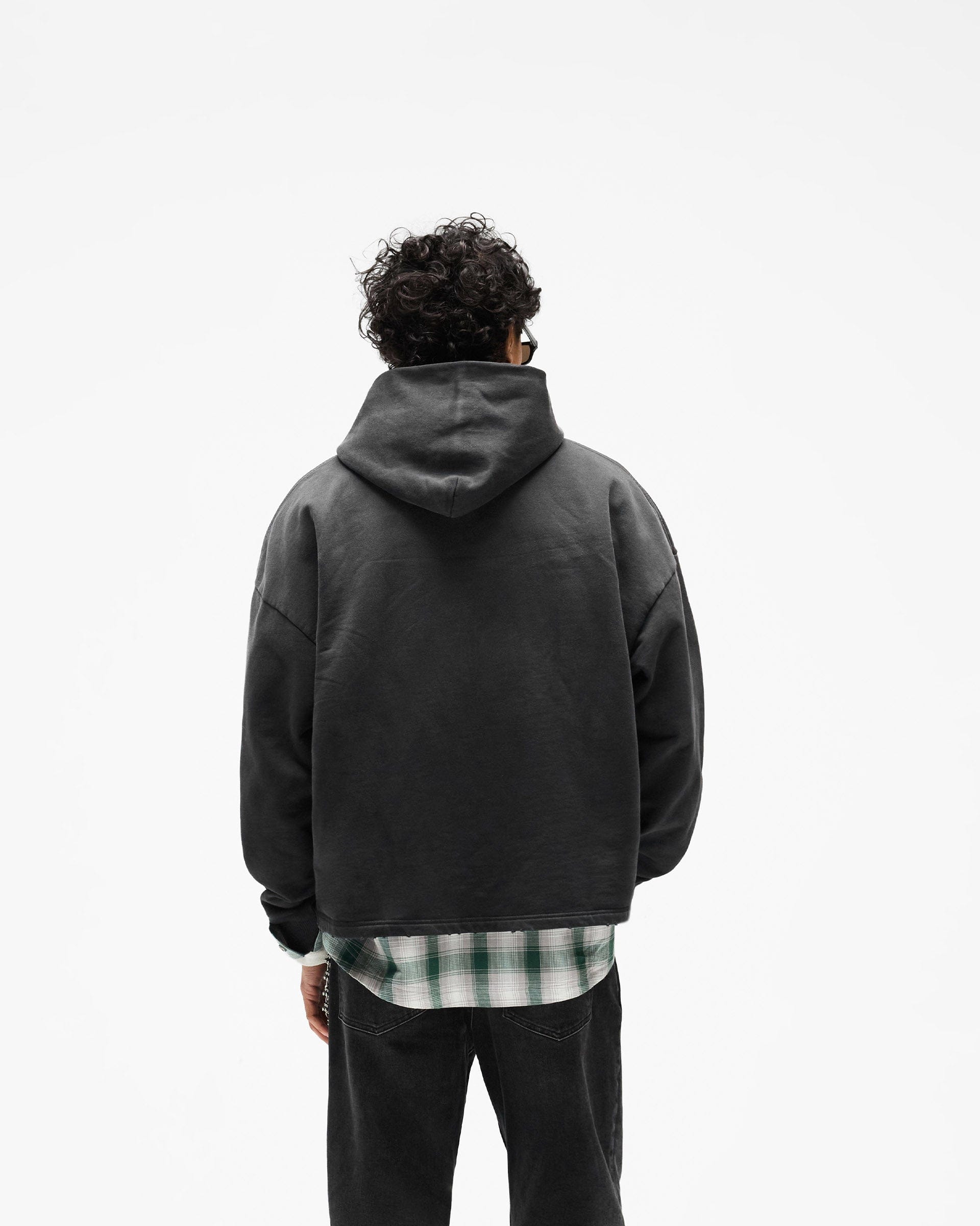 SS26 Represent Embellished Hoodie - Stained Black