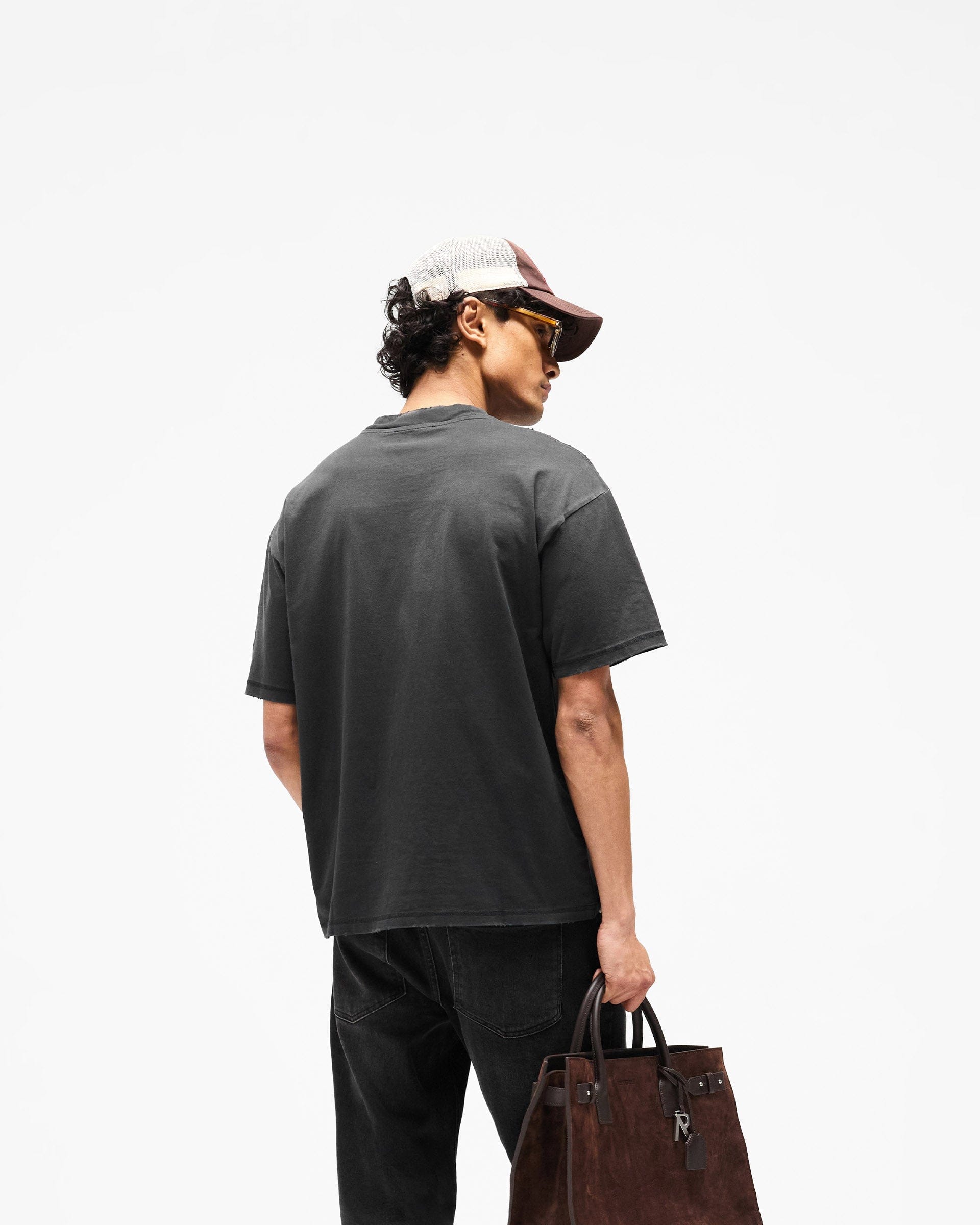 SS26 Embellished Represent T-Shirt - Stained Black