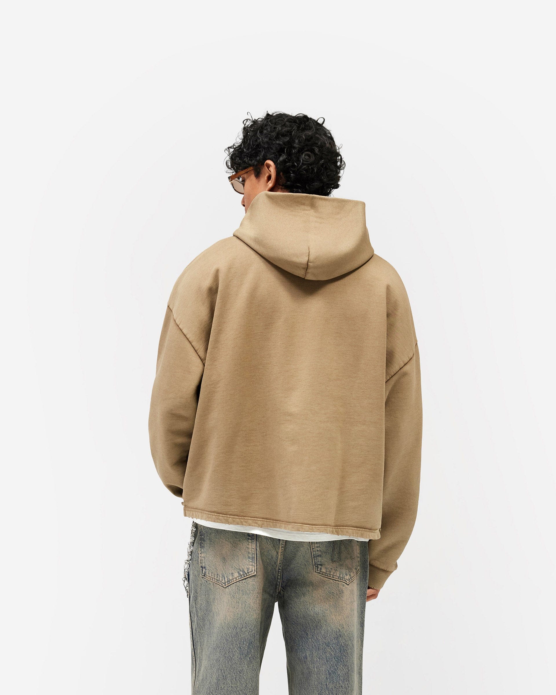 SS26 Represent Embellished Hoodie - Vintage Khaki