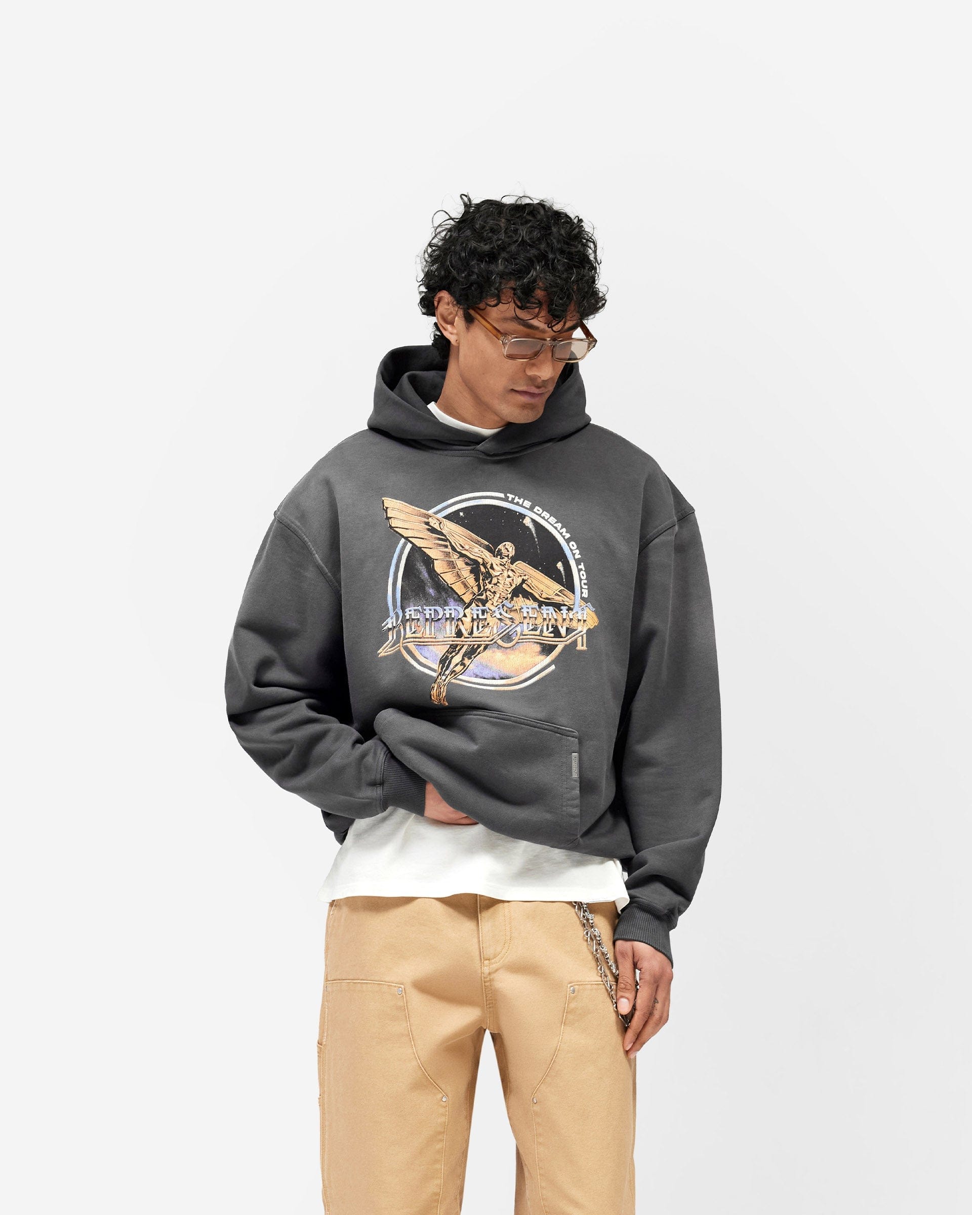 SS26 Golden Tour Hoodie - Sun Fade Grey