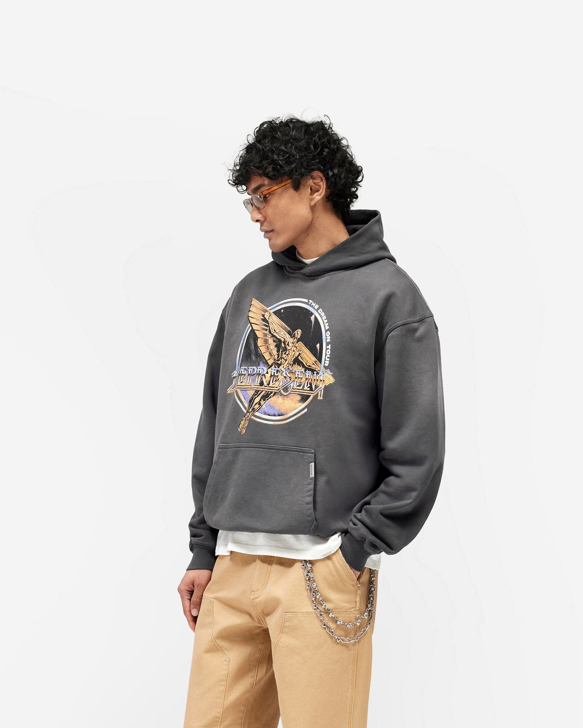 SS26 Golden Tour Hoodie - Sun Fade Grey