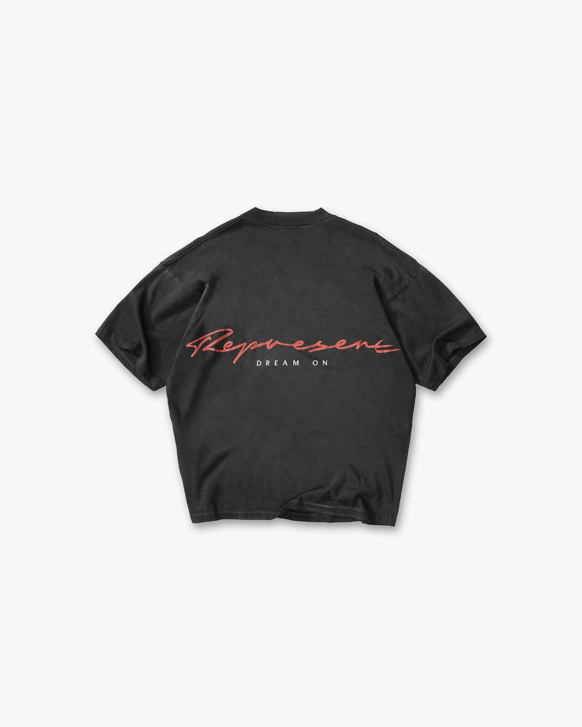 SS26 Chrome Flight T-Shirt - Stained Black