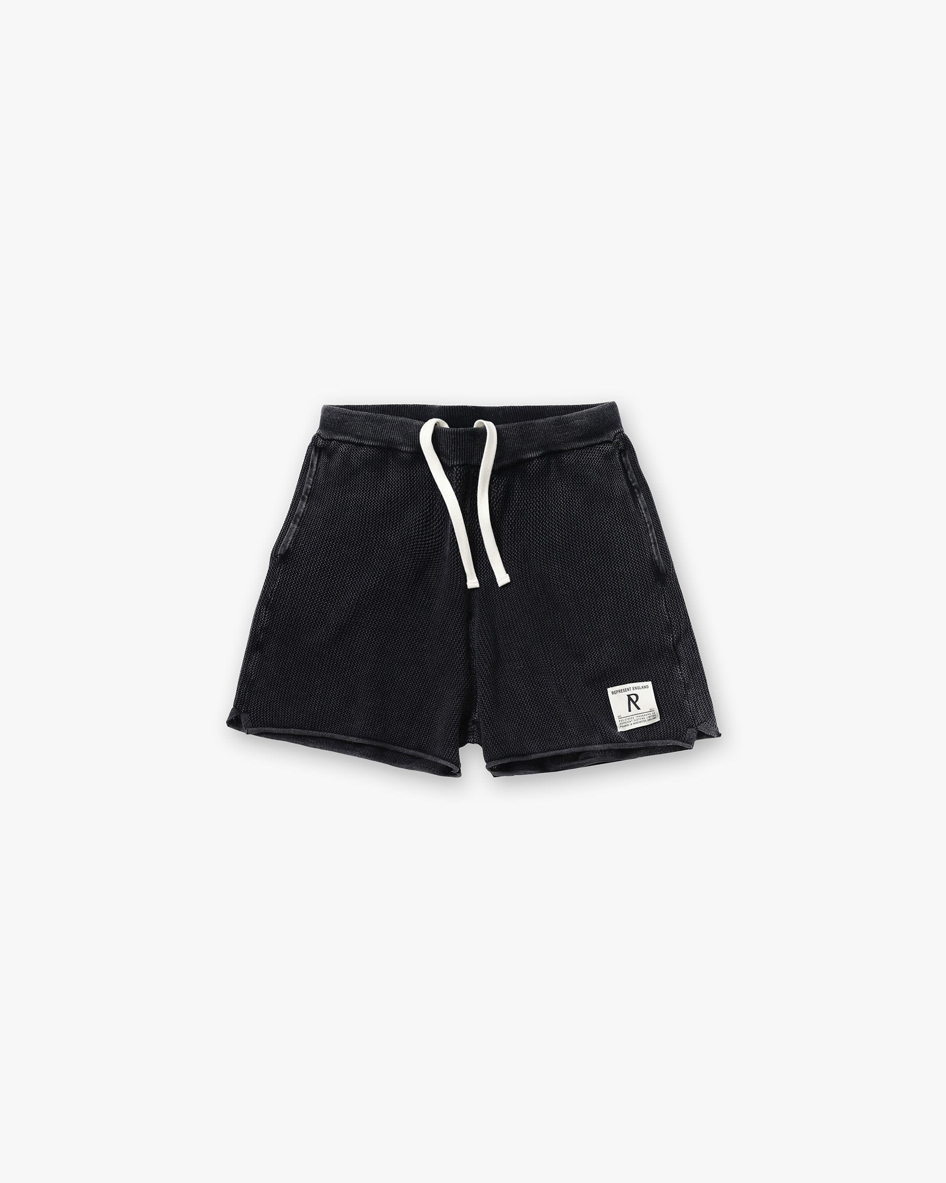 SS26 Knitted Varsity Shorts - Vintage Grey